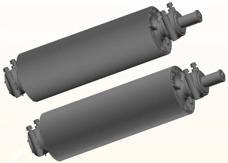 Conjunto de rolos do processador de colheita - Cromado rígido - 126 Dentes e serrilhas - 2 pacotes