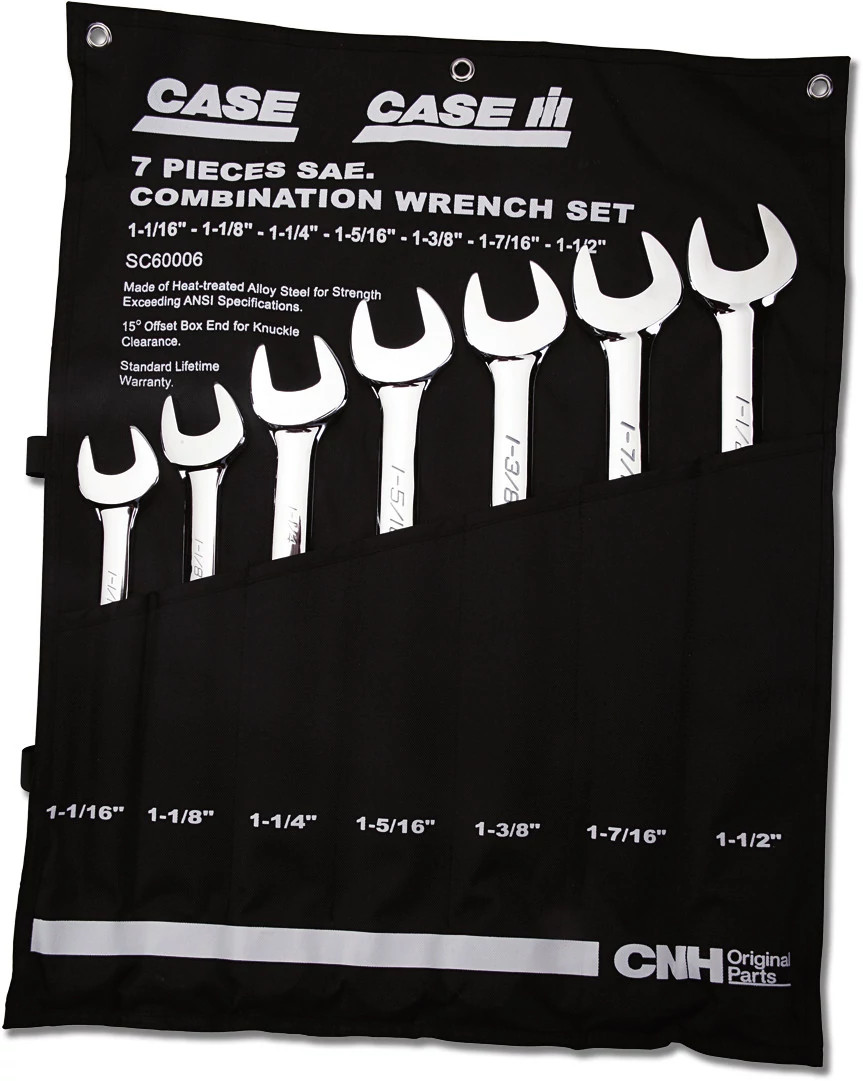 7-Piece Case IH Large Combination Wrench Set - SAE | CASEIH | US | EN
