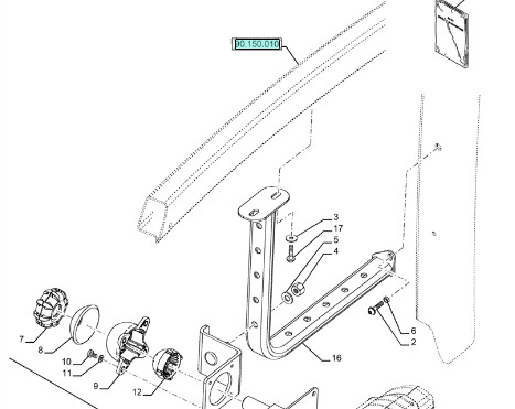 Kit do suporte de montagem