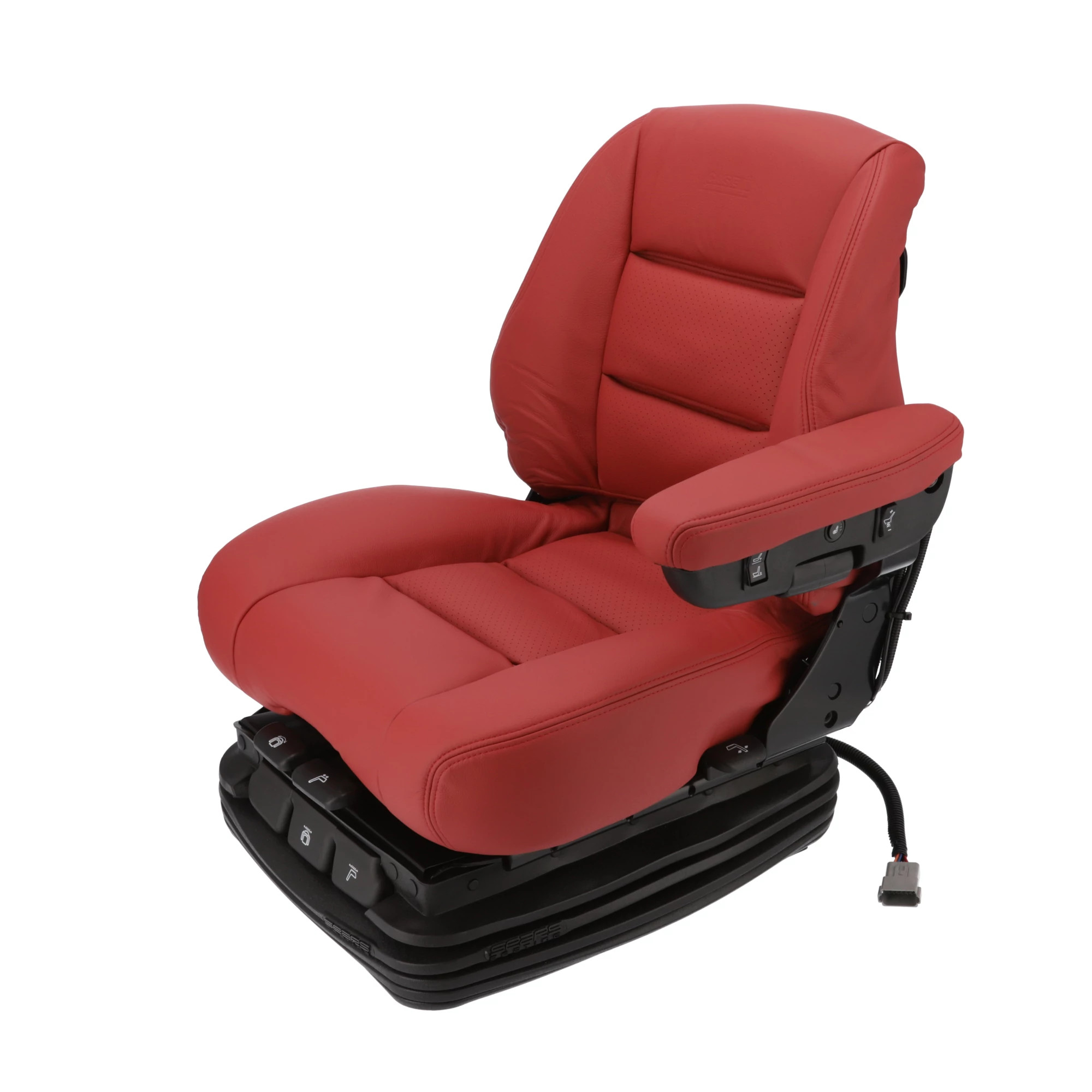 84162212 | Operator Seat - Air Suspension - Heated - Red Leather