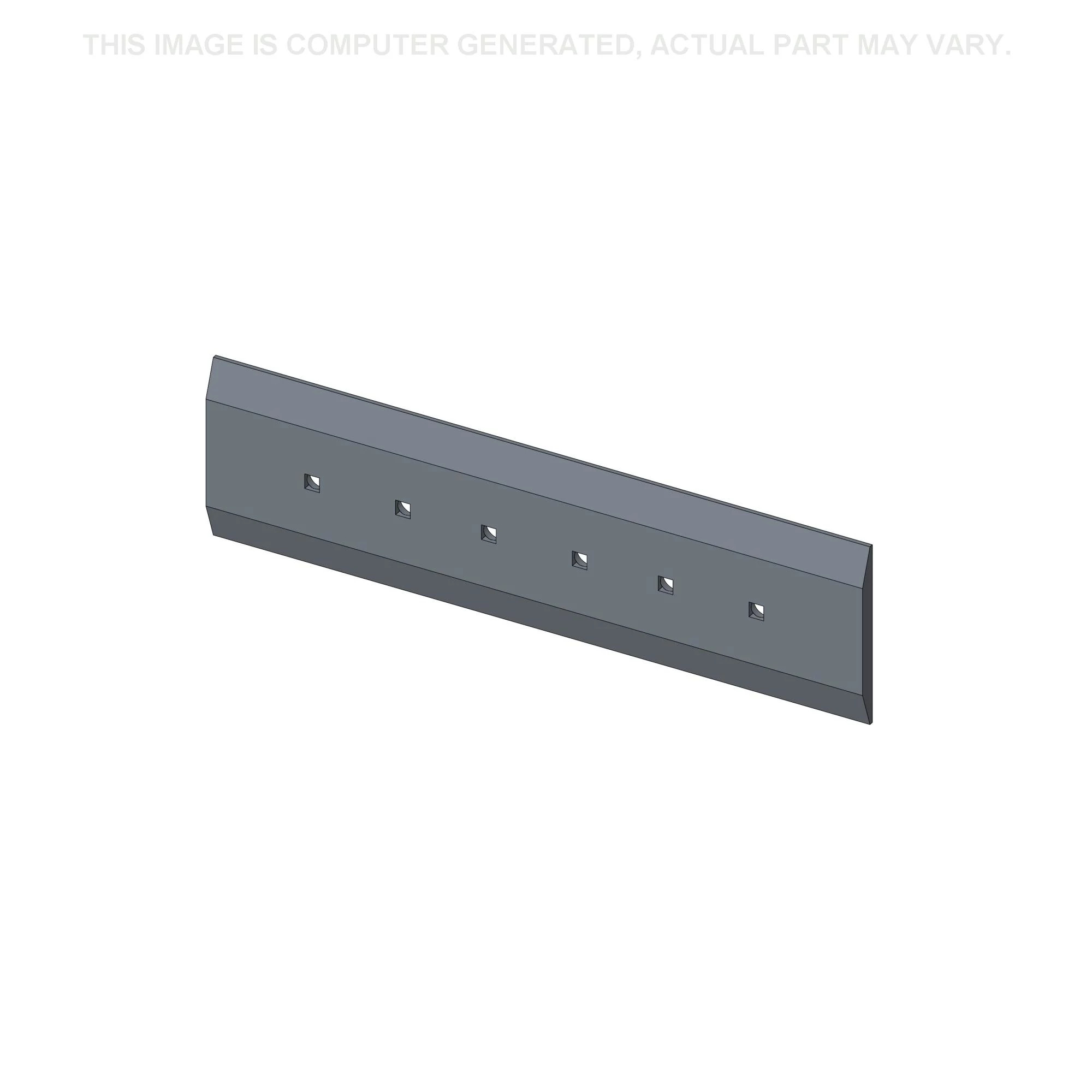 Bolt-On Cutting Edge - Double Bevel Flat - 1219 mm L x 330 mm W x 32 mm Thk