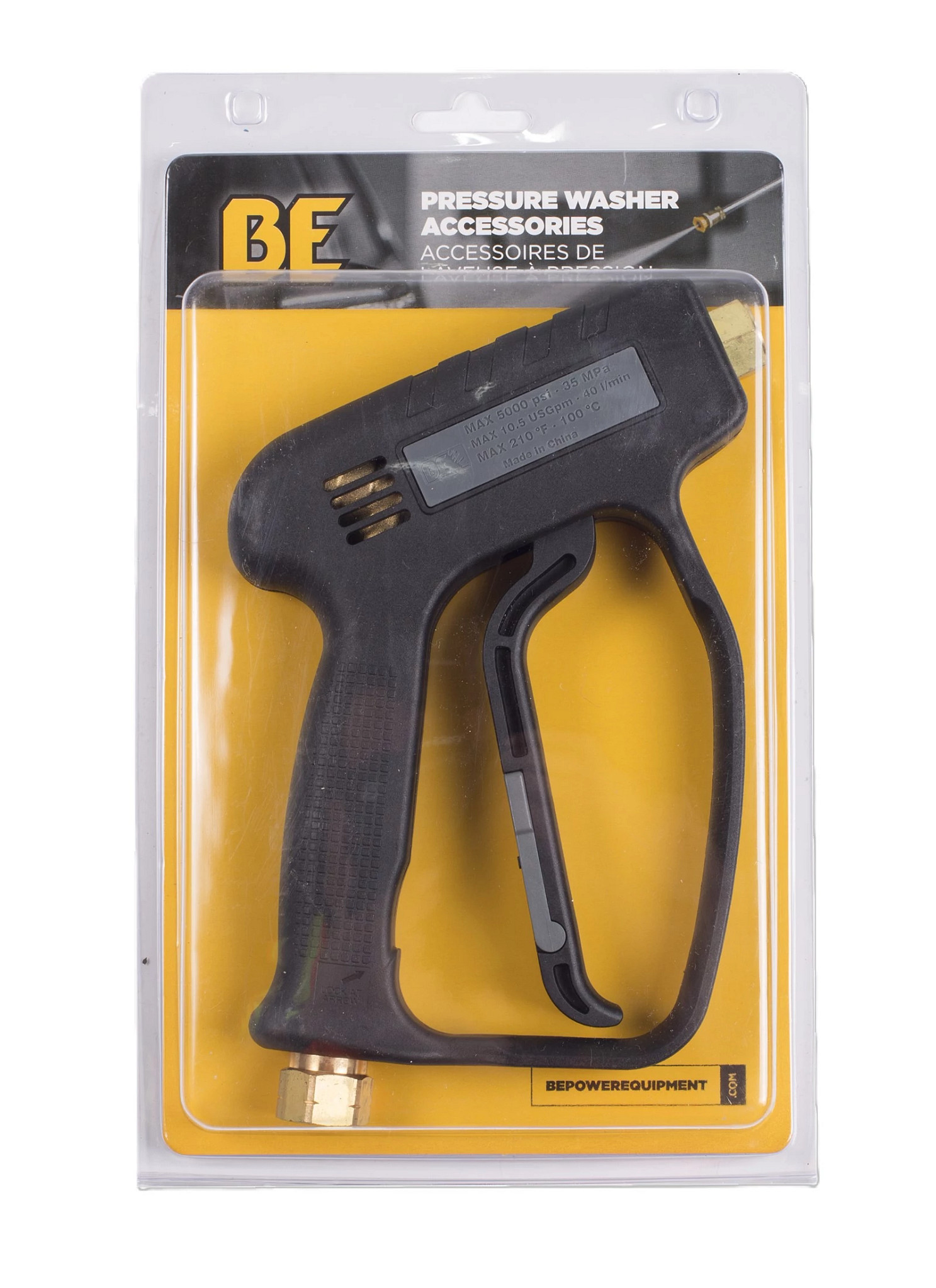 Industrial Pressure Washer Gun/Wand - 5000 PSI - 10.5 GPM - 3/8" FNPT Inlet - BCNH202109C