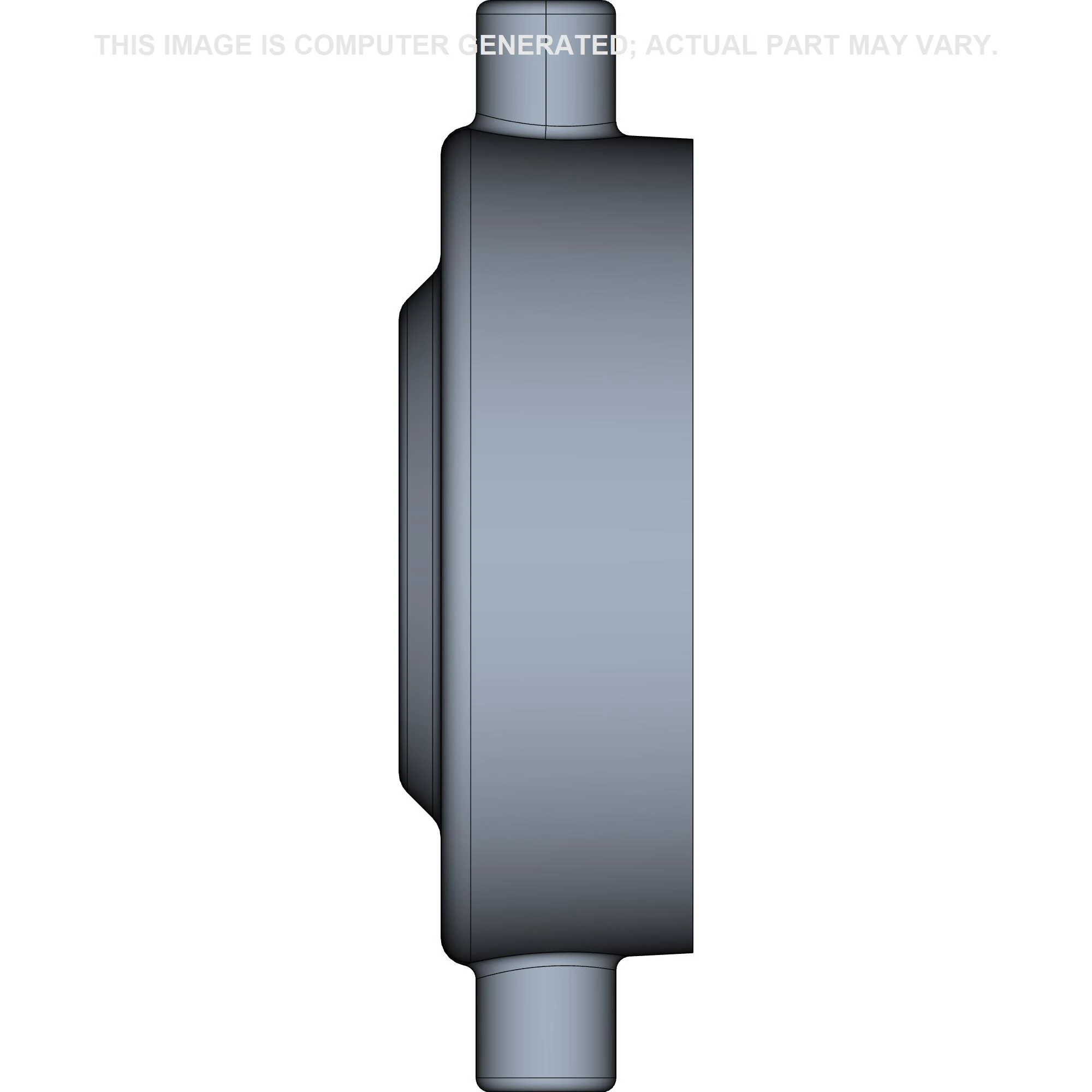 Flange para rolamento - 33 mm DI x 124 mm DE x 33 mm L