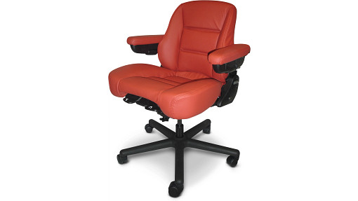 Cnh Office Chair - Red Leather | NEWHOLLANDAG | CA | EN