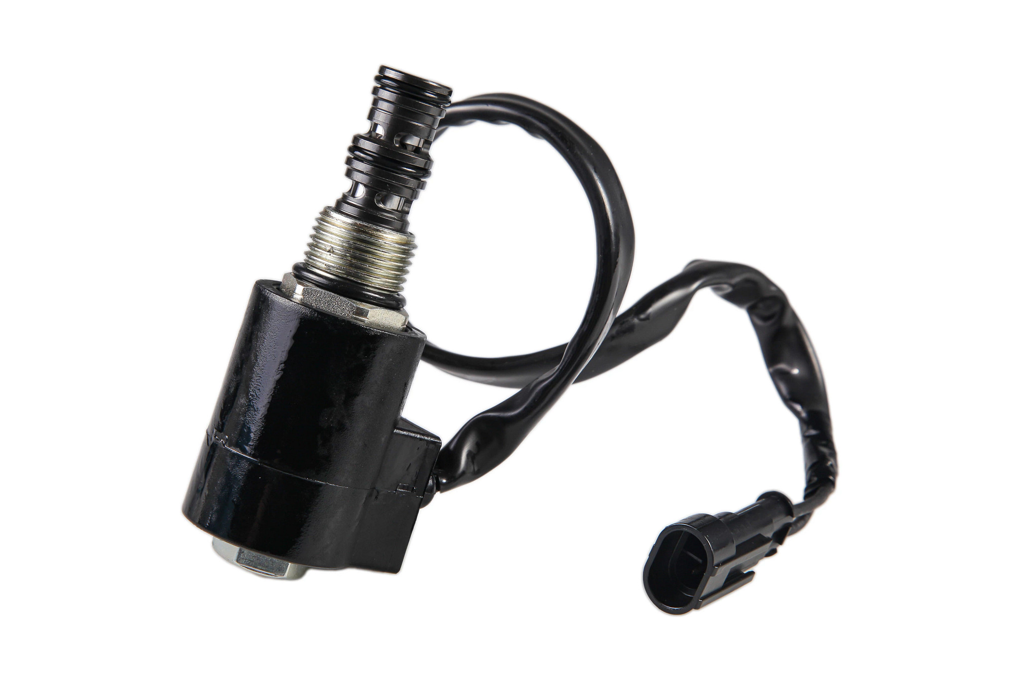 Válvula solenoide com conector