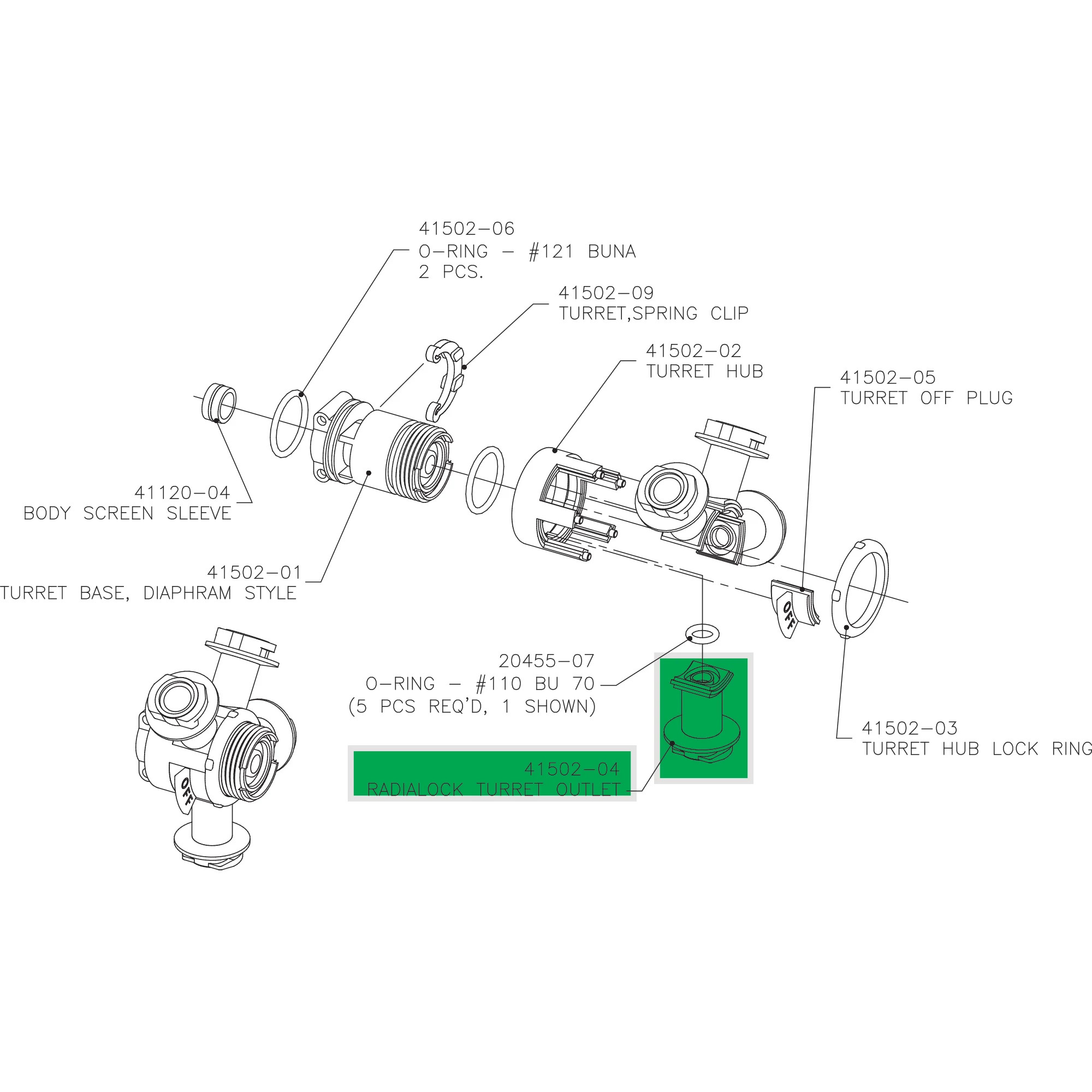 Combo-Rate® Turret Outlet Arm | NEWHOLLANDAG | CA | EN