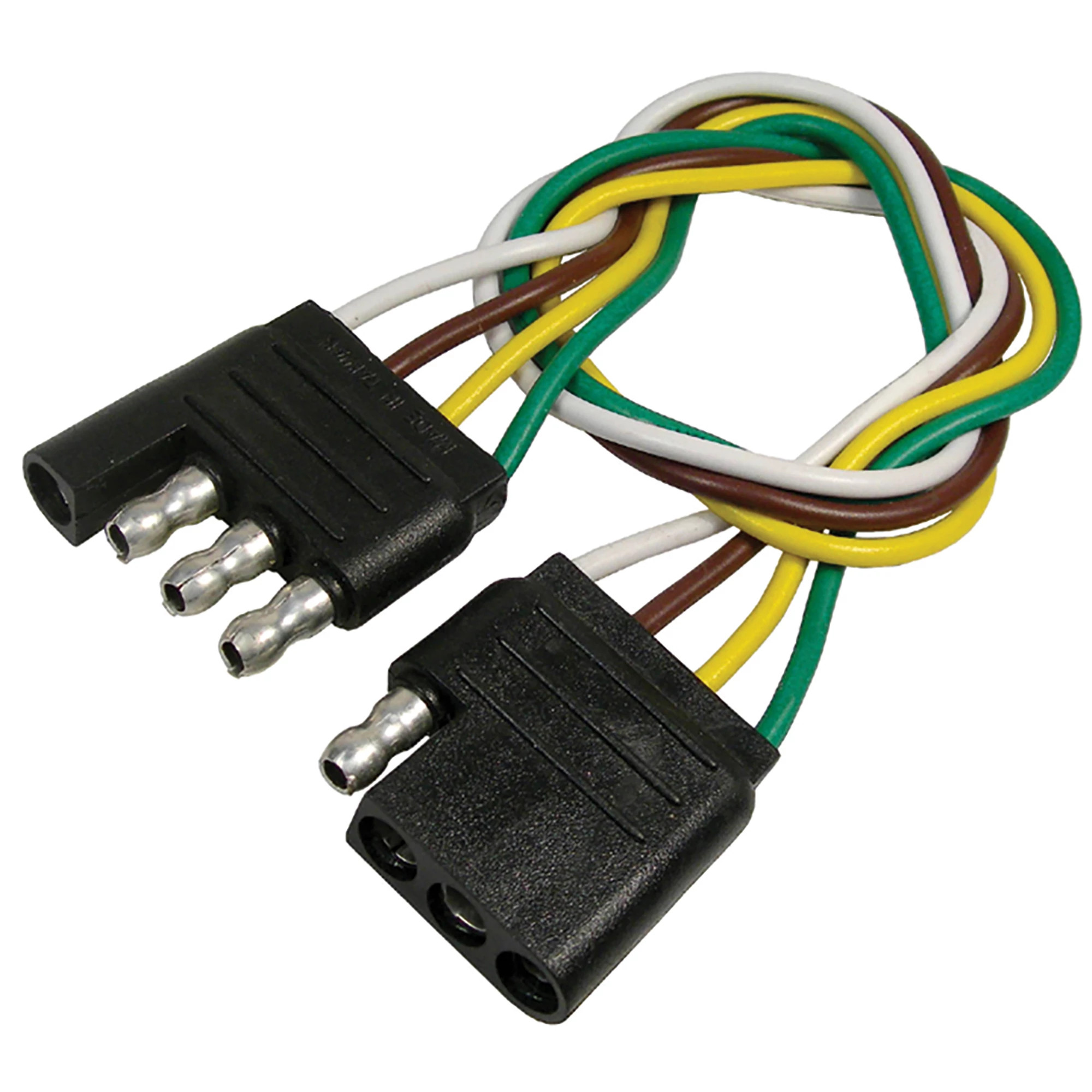 4-Way Pre-Wired Molded Trailer Connector - 12