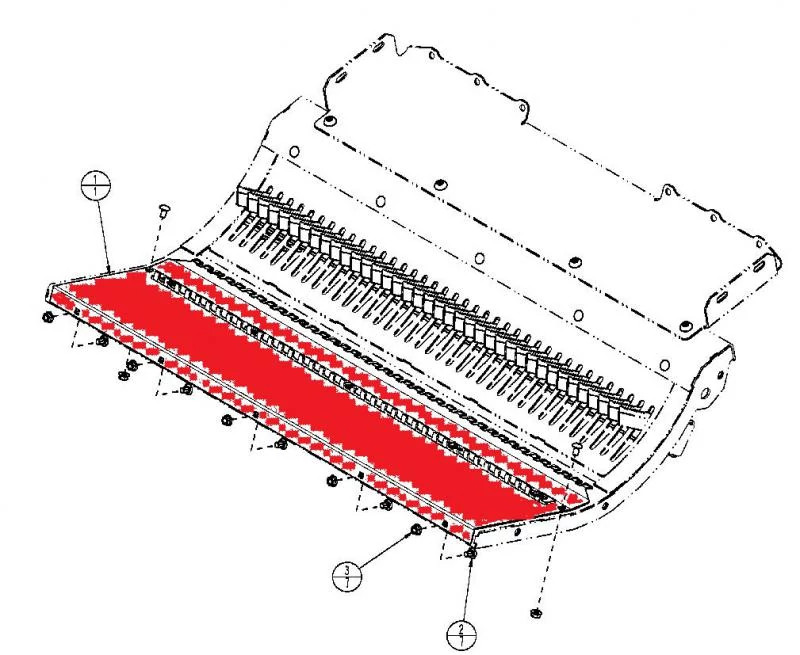 Chopper Concave Cover Plate | CASEIH | CA | FR