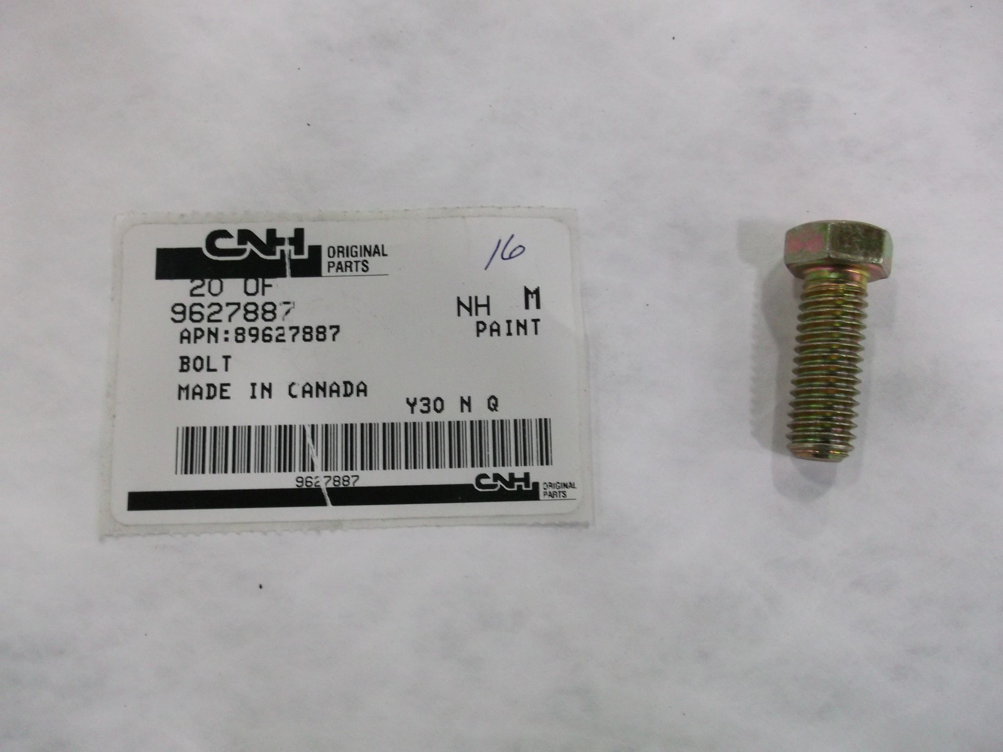 Parafuso sextavado - Grau 5 - Rosca completa - 7/16"-14 x 1 1/4"