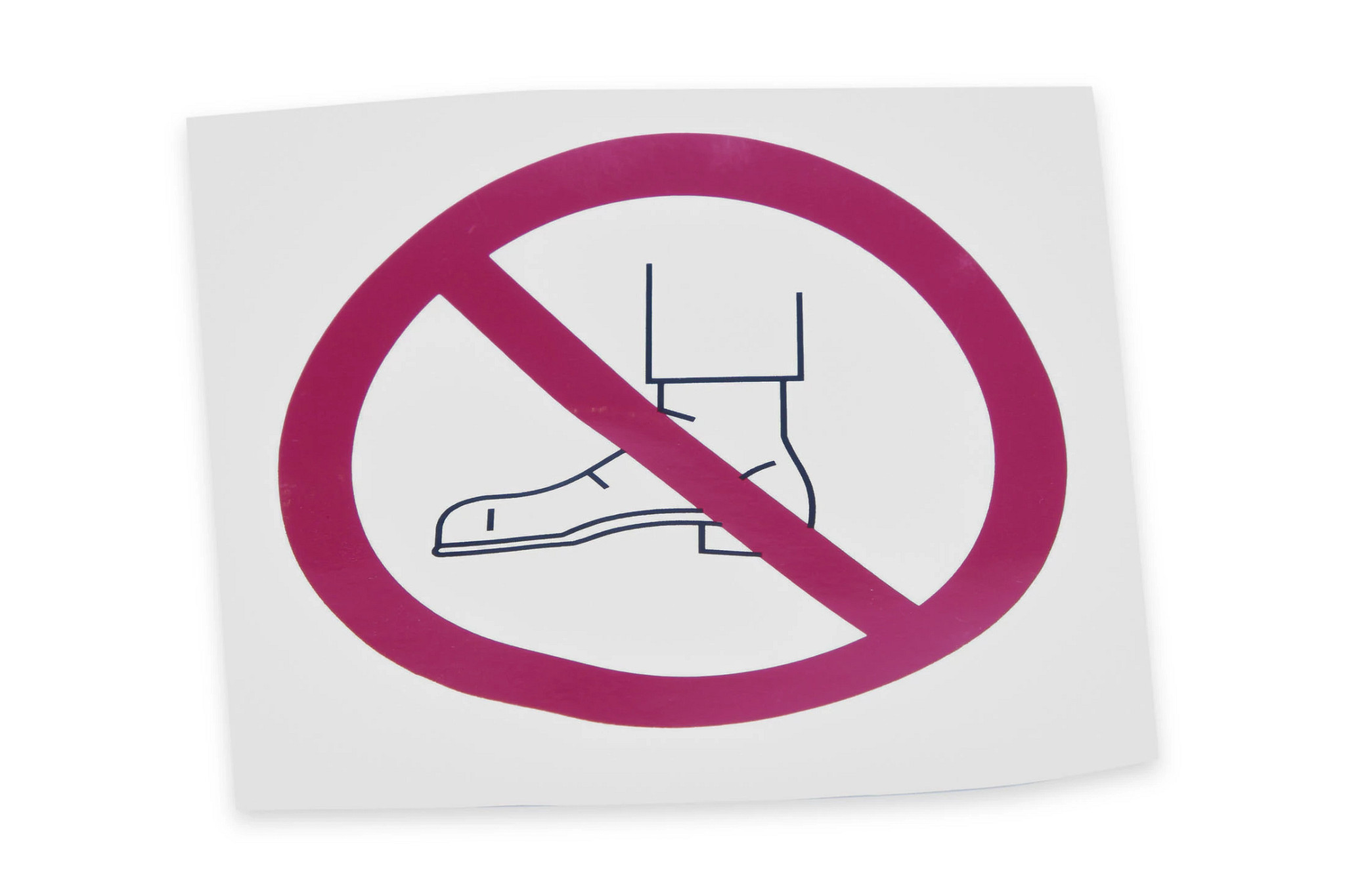 Danger Decal - No Step