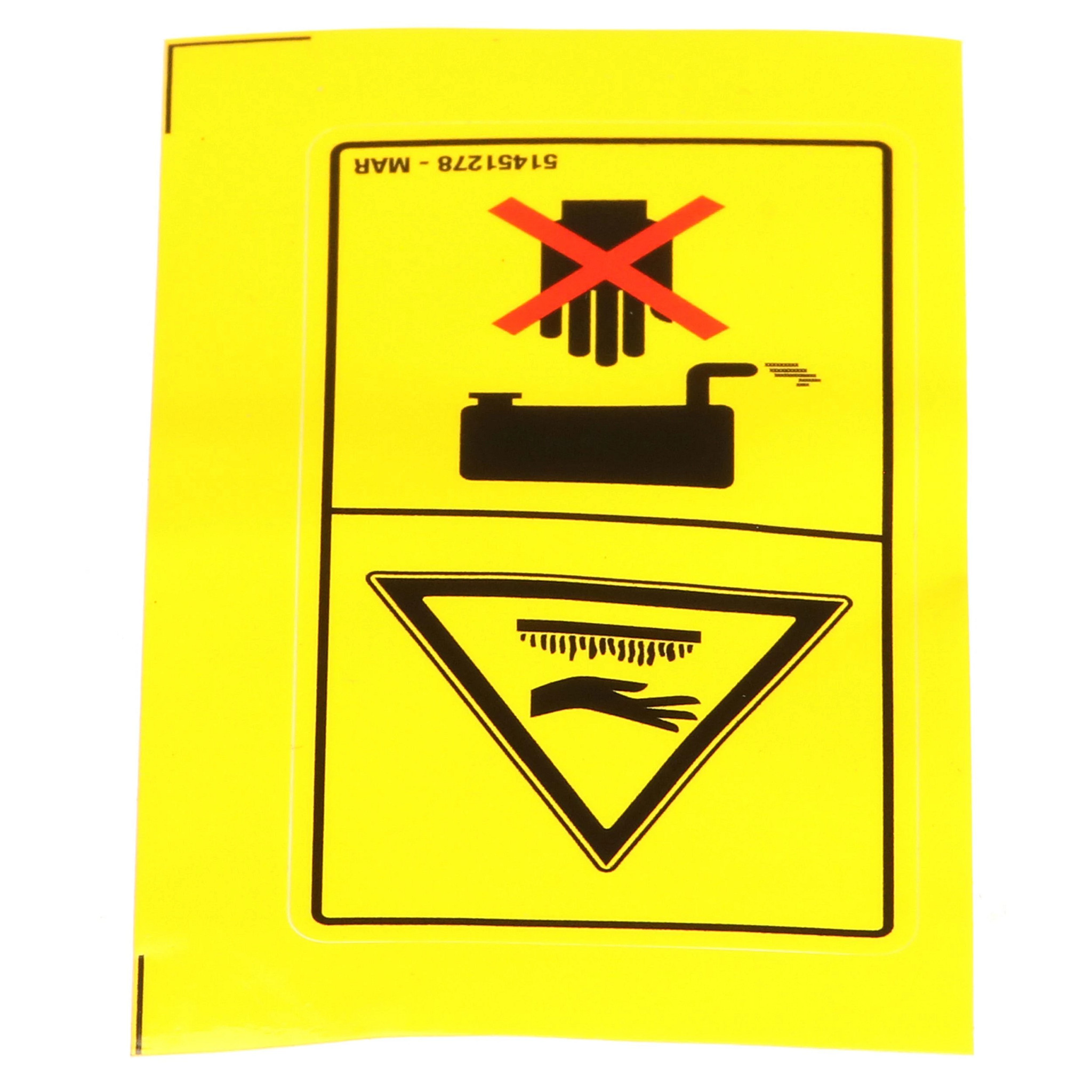 WARNING DECAL | MILLER | CA | EN