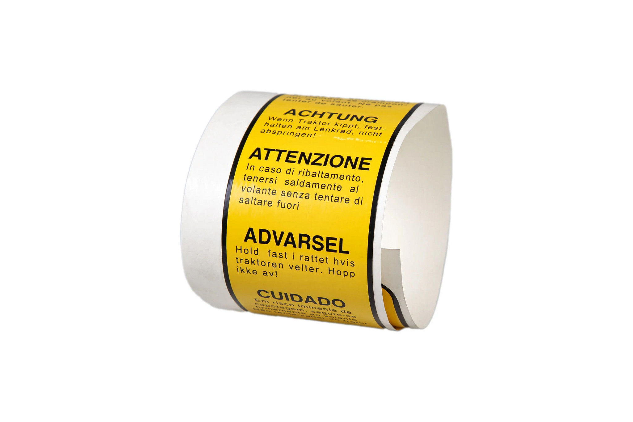 NAKLEJKA, OSTRZEZENI | CASEIH | EU | DA