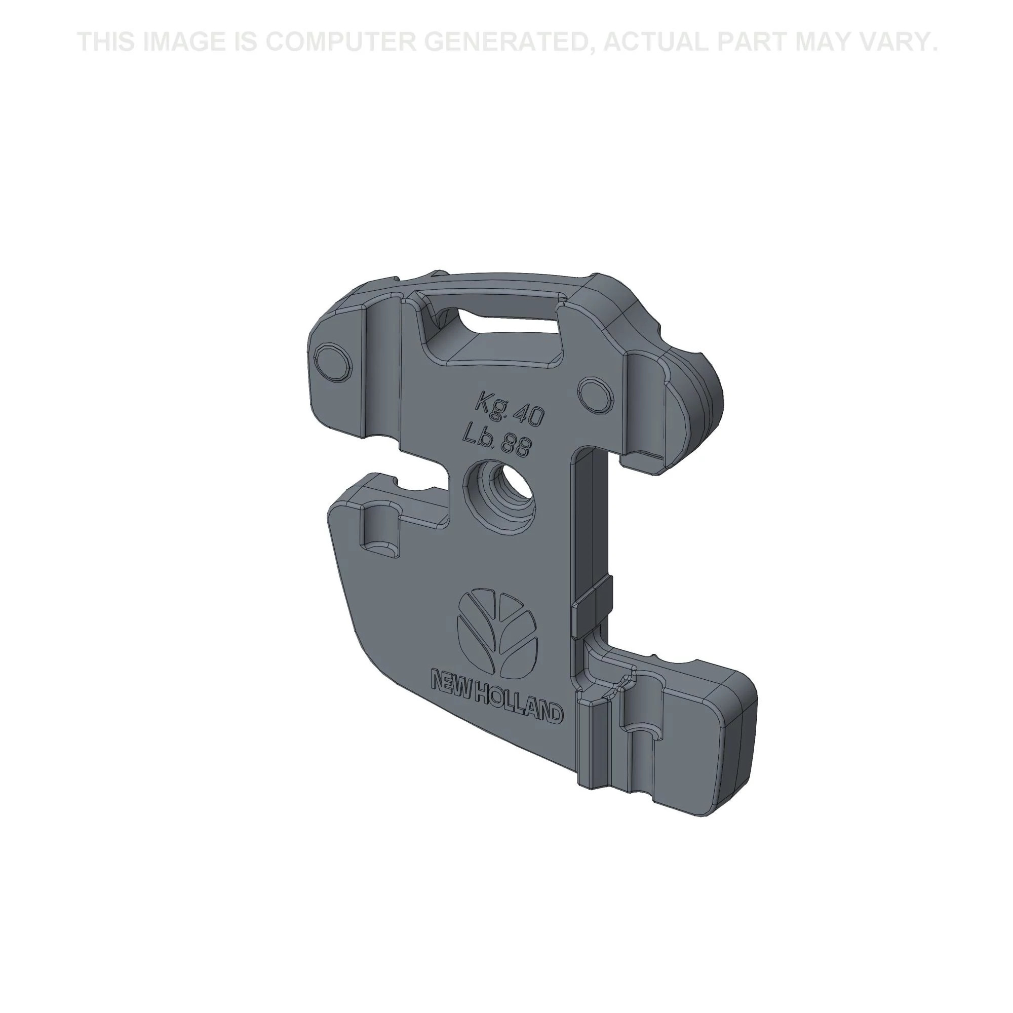 Iron Weight - Gray - 40 kg | CASEIH | BR | PT