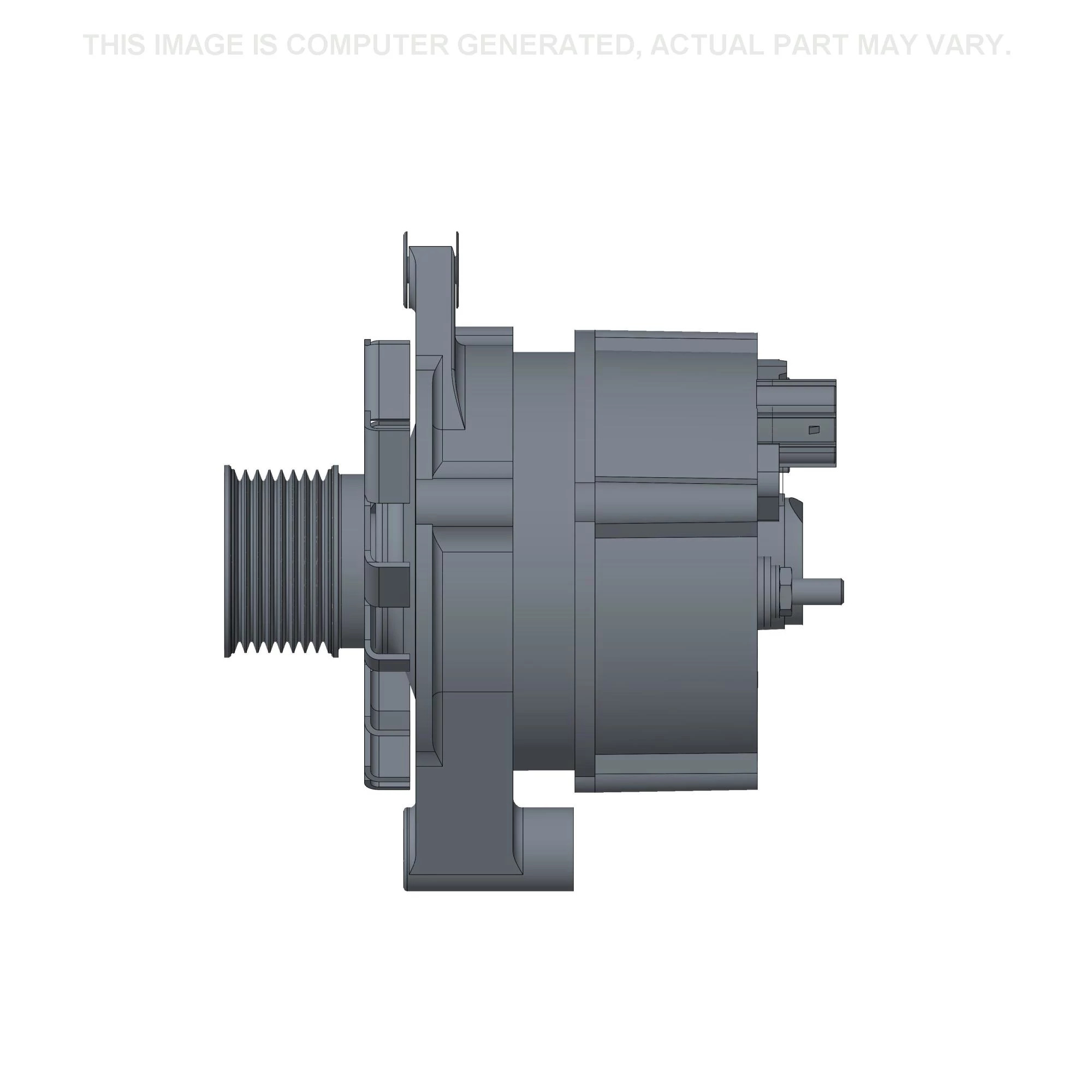 Alternador com polia - 12 volts - 120-Amp