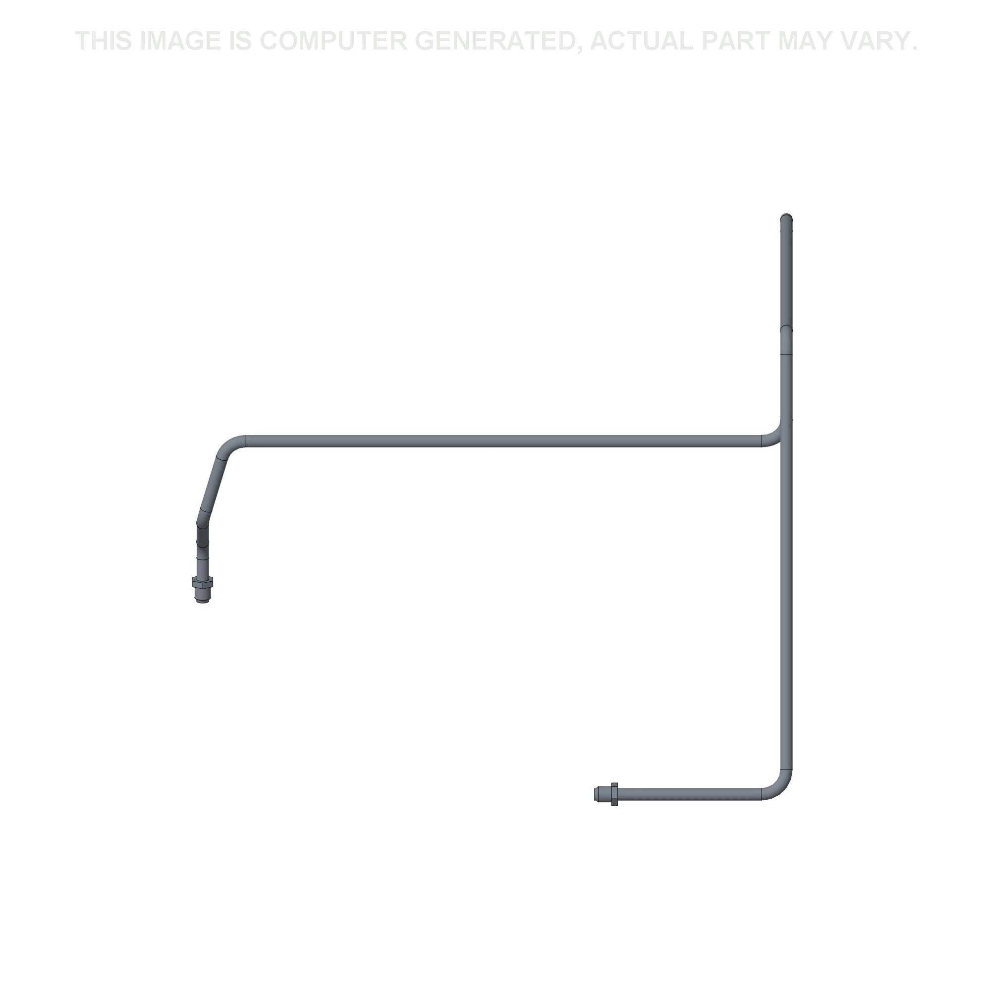 Loader Valve Line Tube - 12.7 mm OD x 706.7 mm L