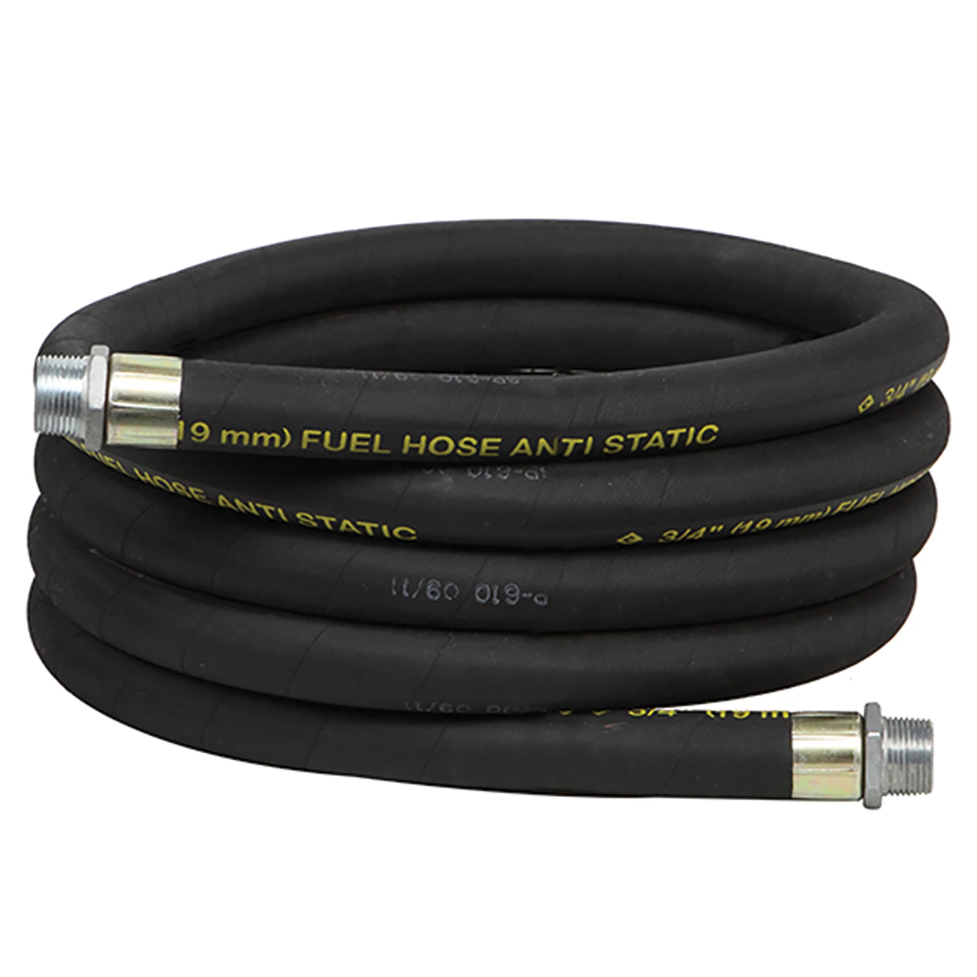 GROZ Anti-Static Fuel Hose - 12' x 1