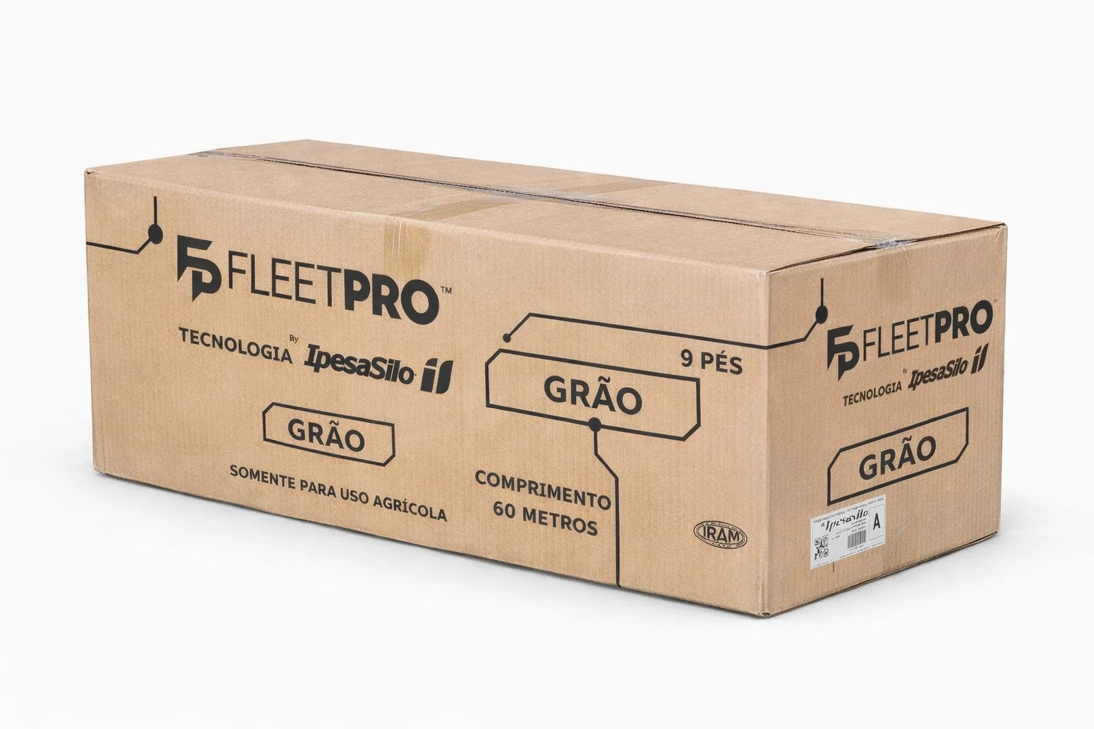 SILO BOLSA FLEETPRO® | IpesaSilo® 9 PÉS, 60m GRAO