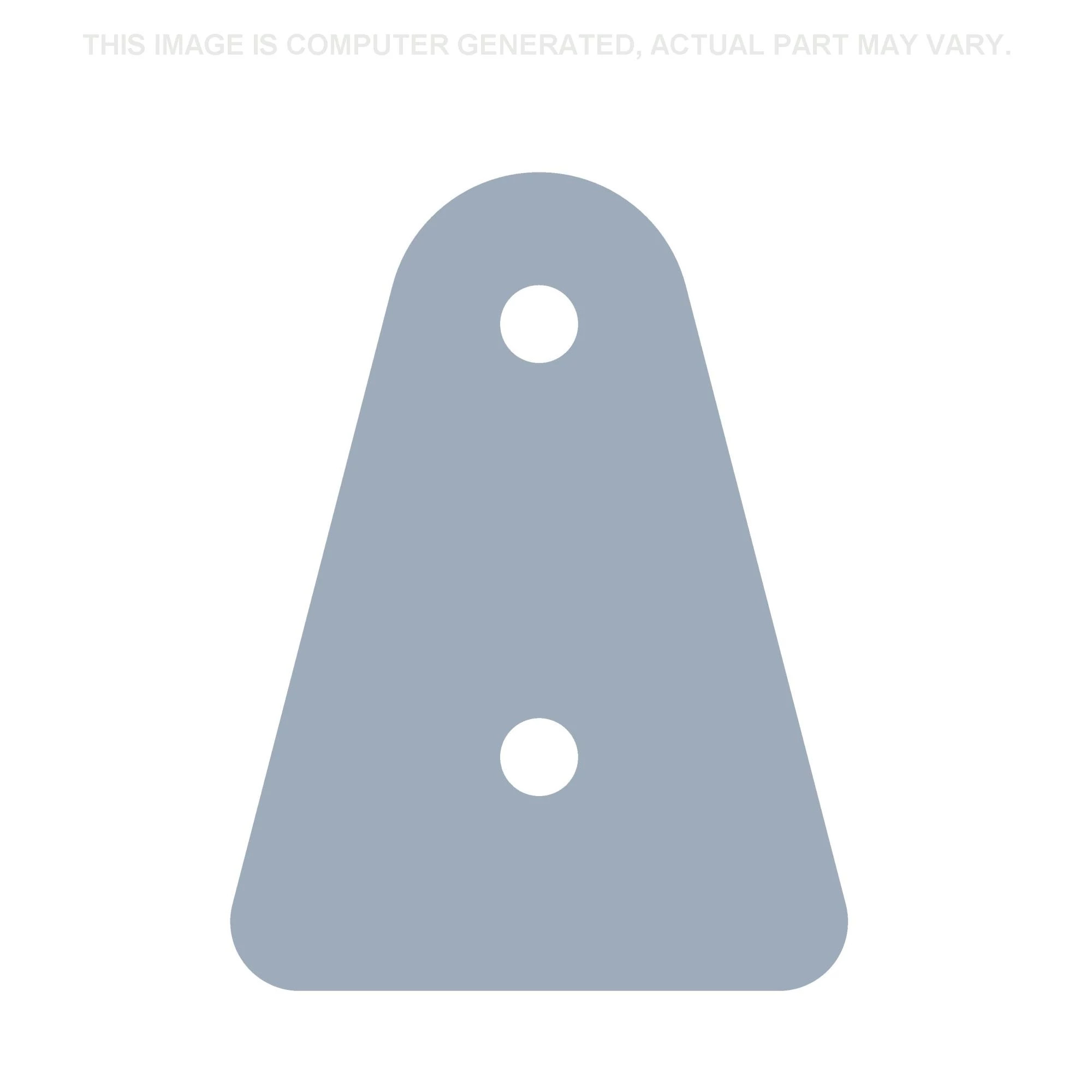 Suporte da trava da porta - 94,5 mm C x 77 mm A x 5 mm Esp