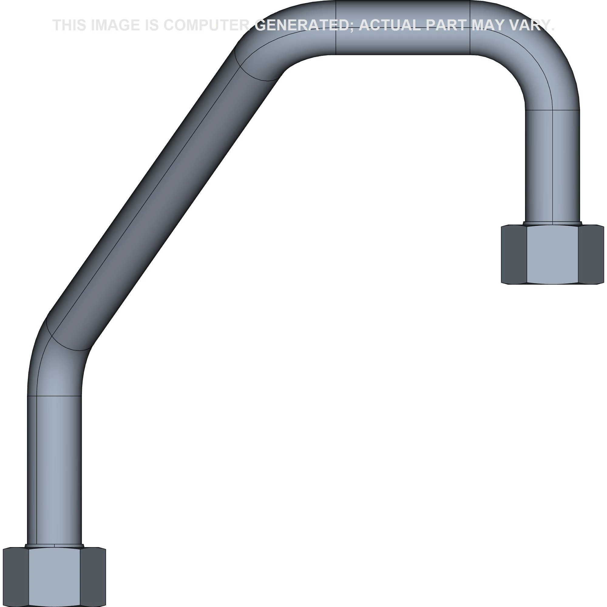 Loader Lift Rod End Tube - 25.40 mm OD