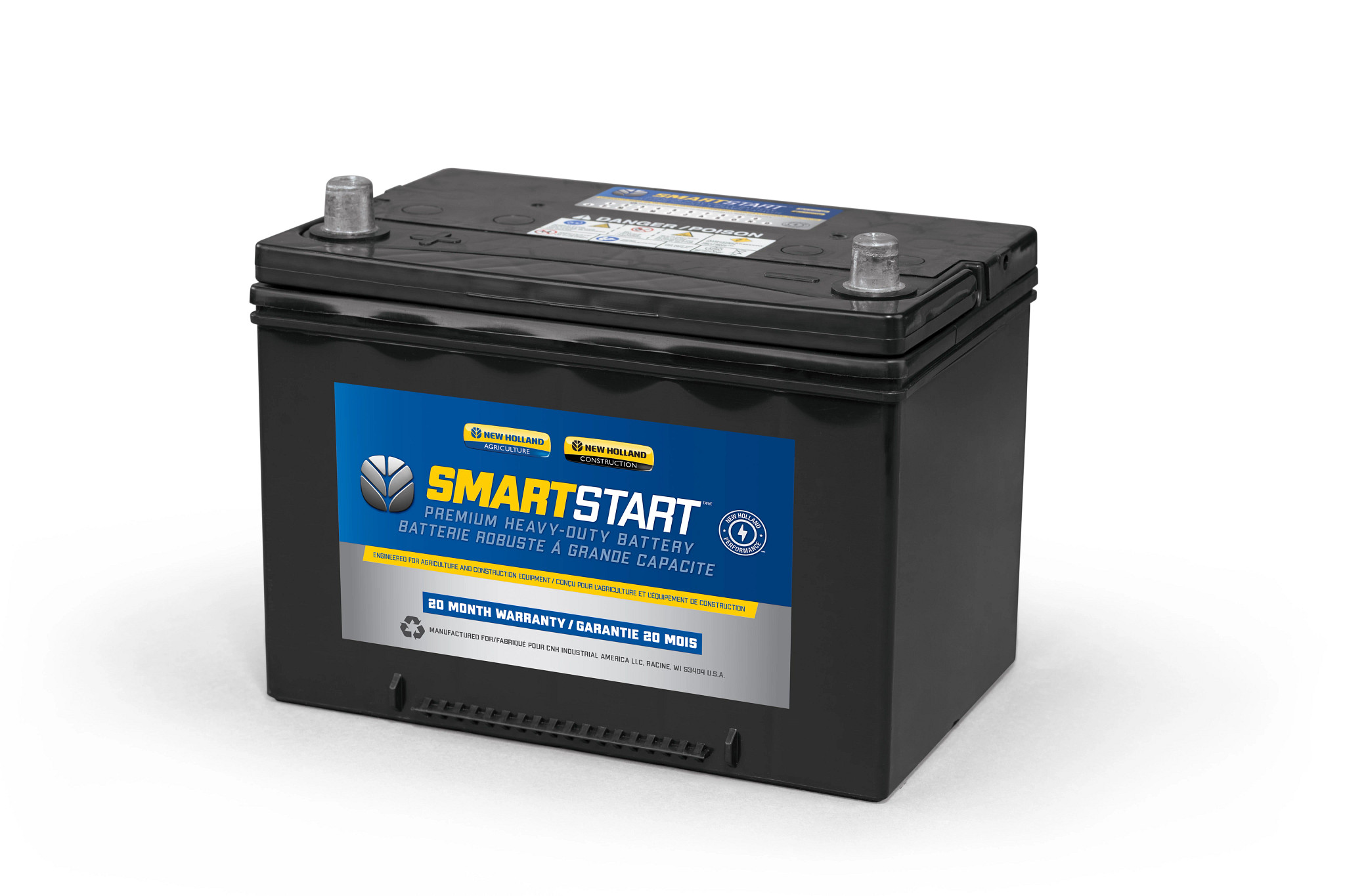 Batterie ultra-résistante SmartStart™ Premium - 12 Volts - Groupe BCI 34 | NEWHOLLANDCE | CA | FR