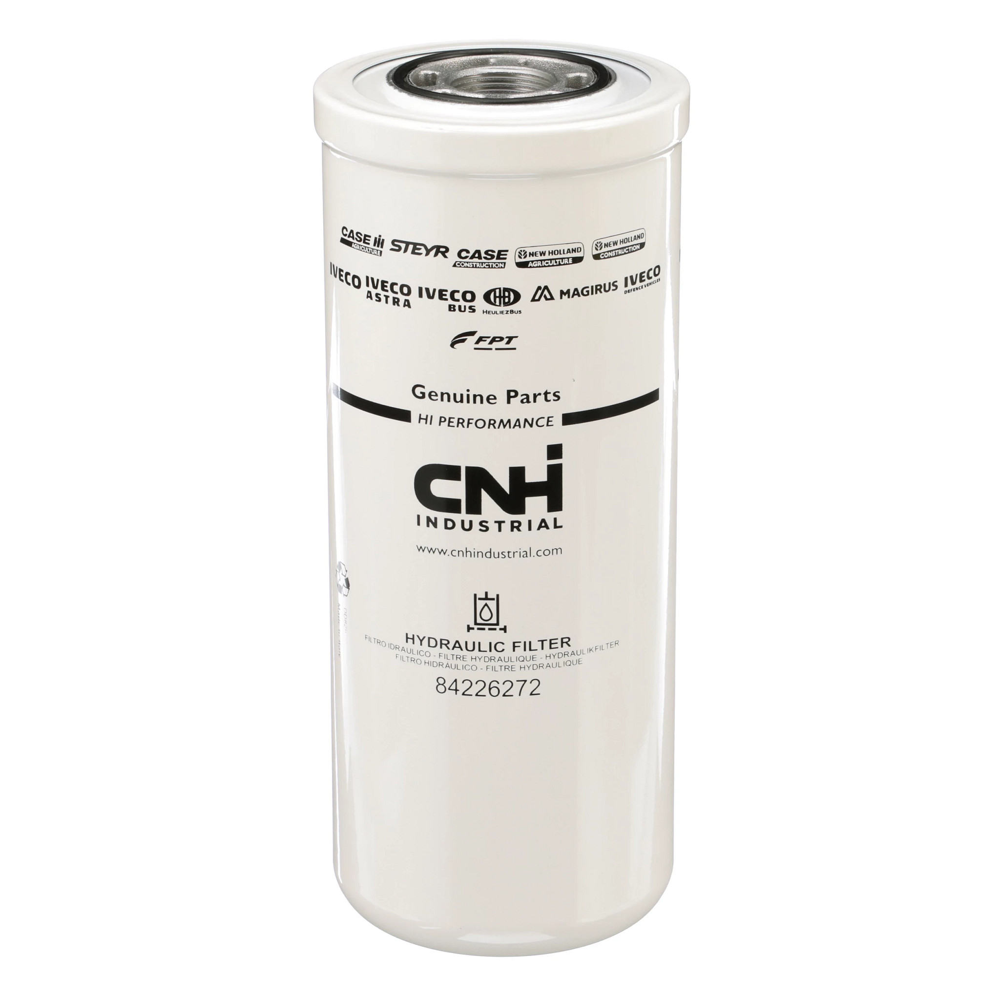 Filtro de óleo hidráulico - 121 mm DE x 296 mm C | NEWHOLLANDAG | BR | PT