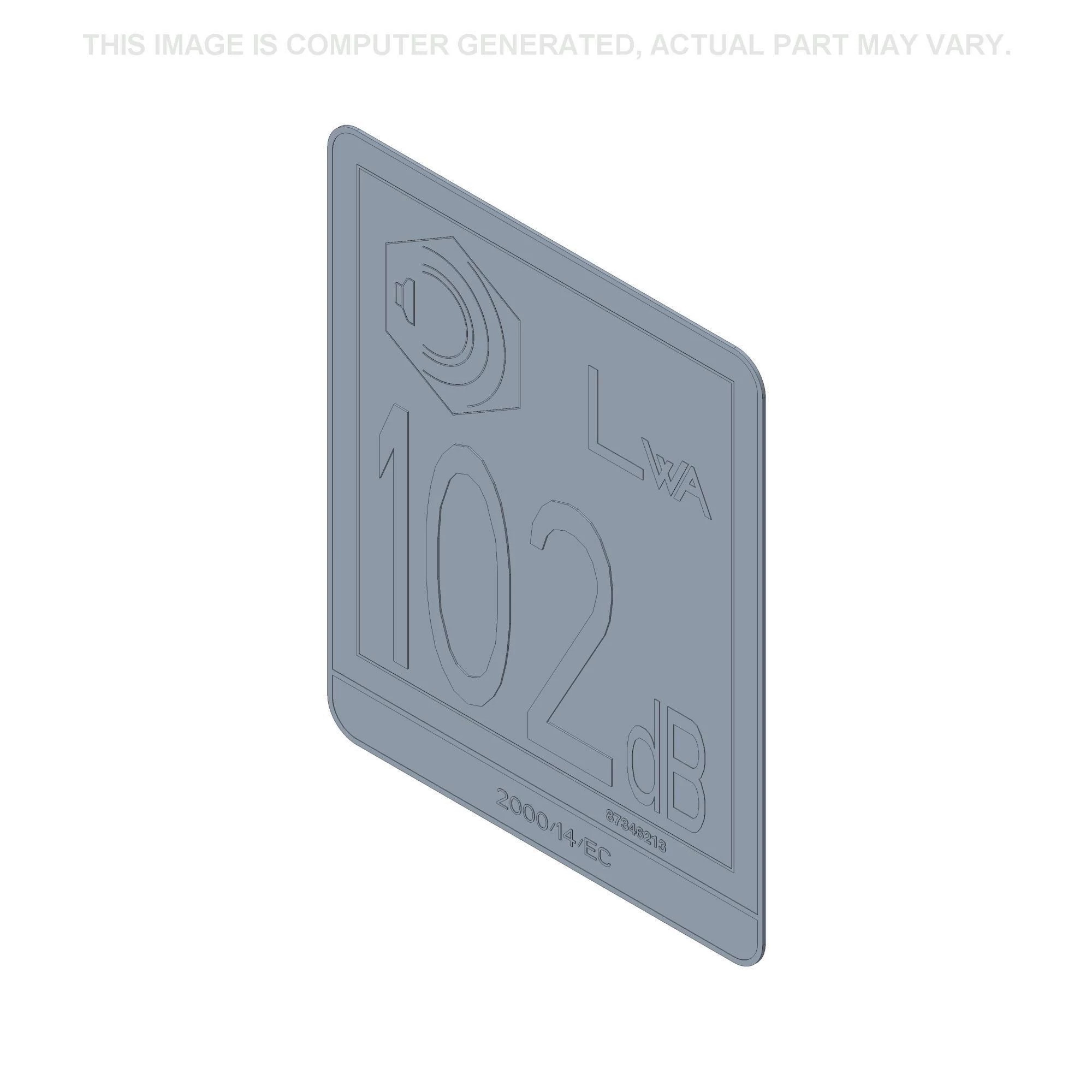 Noise Pollution Decal - 102 dB | NEWHOLLANDAG | CA | EN