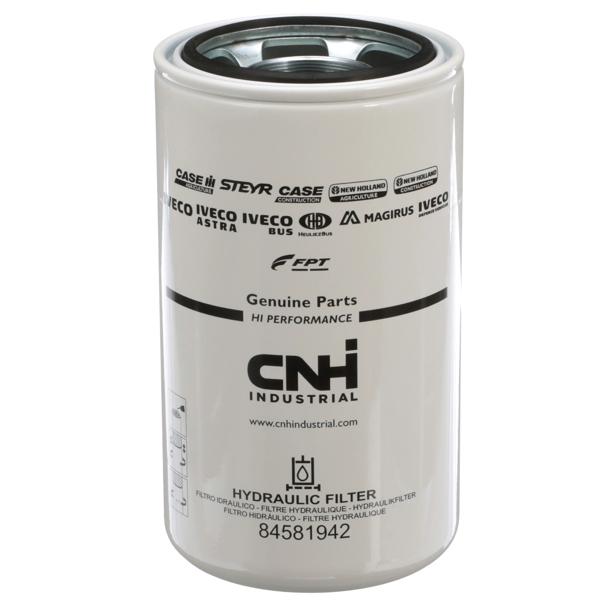 Filtro de óleo hidráulico - 135 mm DE x 244 mm C | CASECE | BR | PT