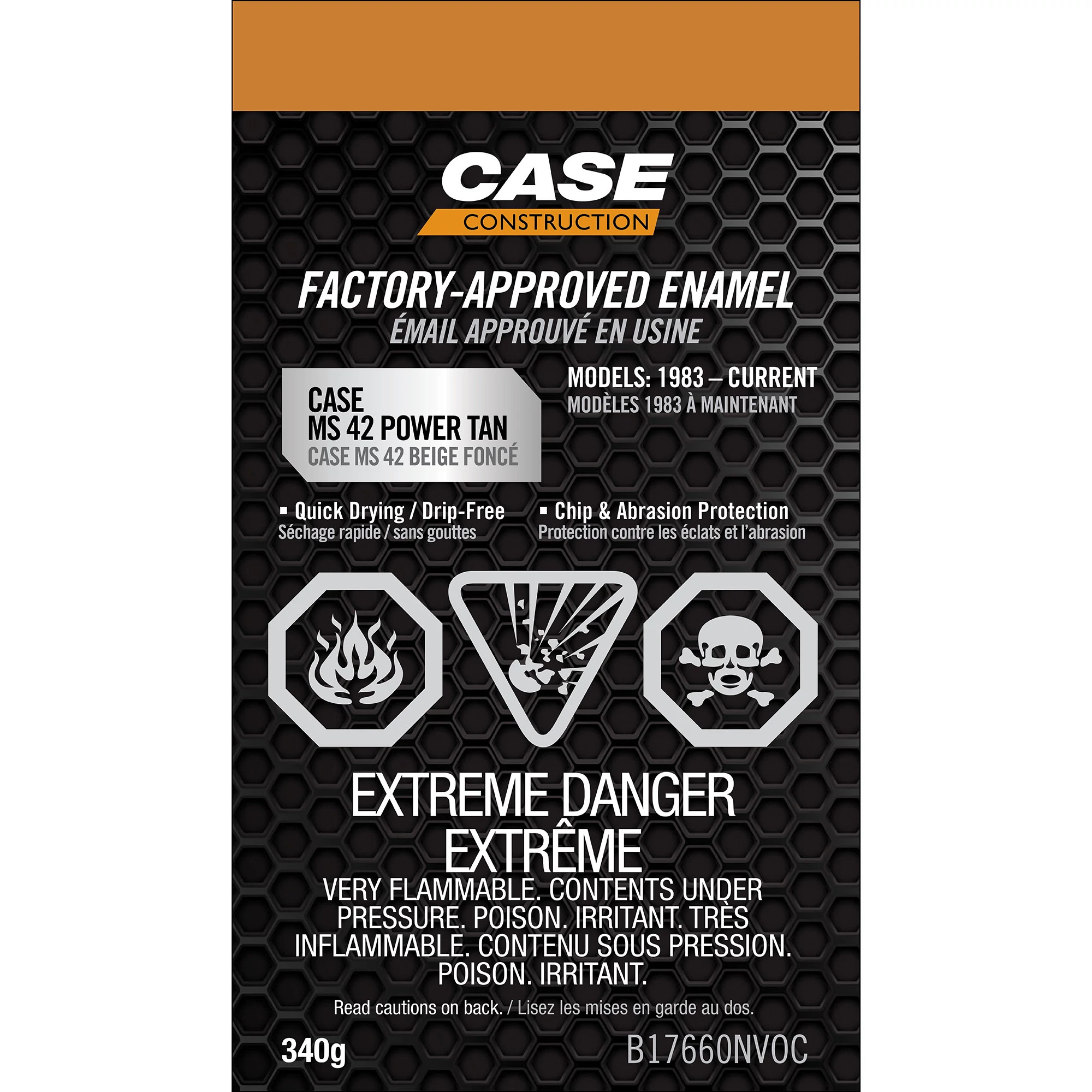 MS 42 Power Tan Enamel Paint - Low VOC - 12 oz/340 g Spray Can | NEWHOLLANDAG | CA | EN