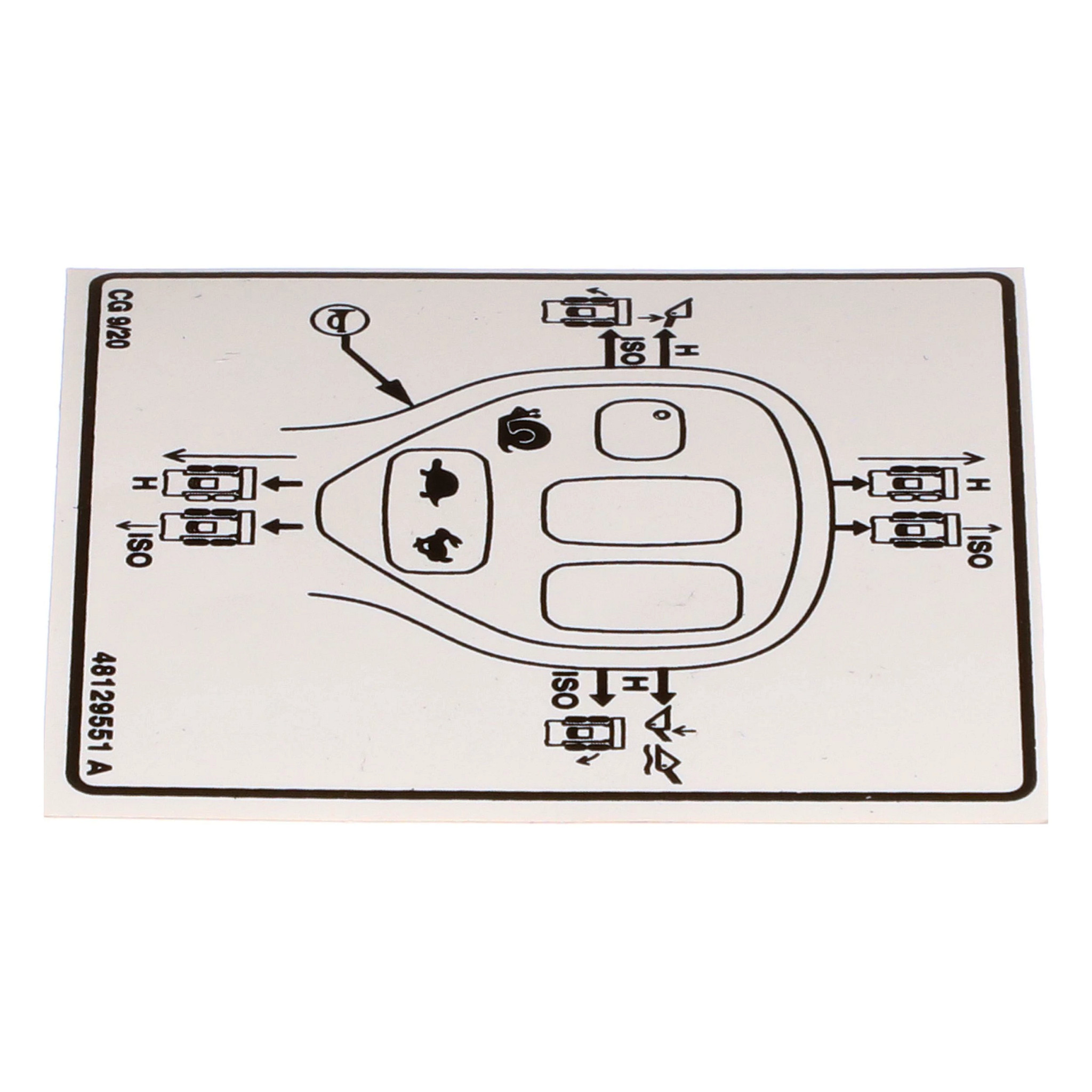 AUTOCOLLANT | CASEIH | EU | DE
