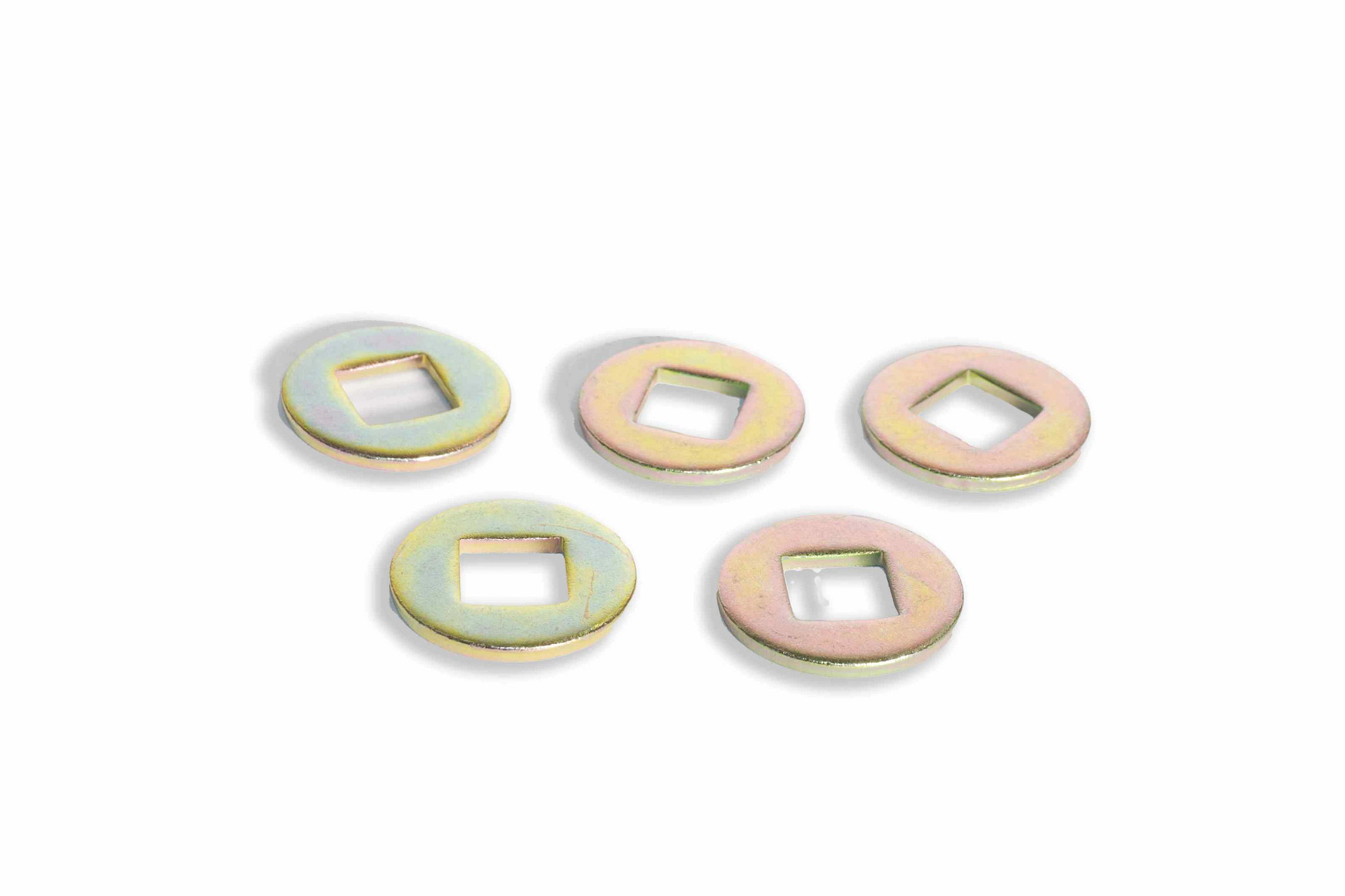 Anilha - Orifício quadrado - 0,531" DI x 1,25" DE x 0,12" Esp