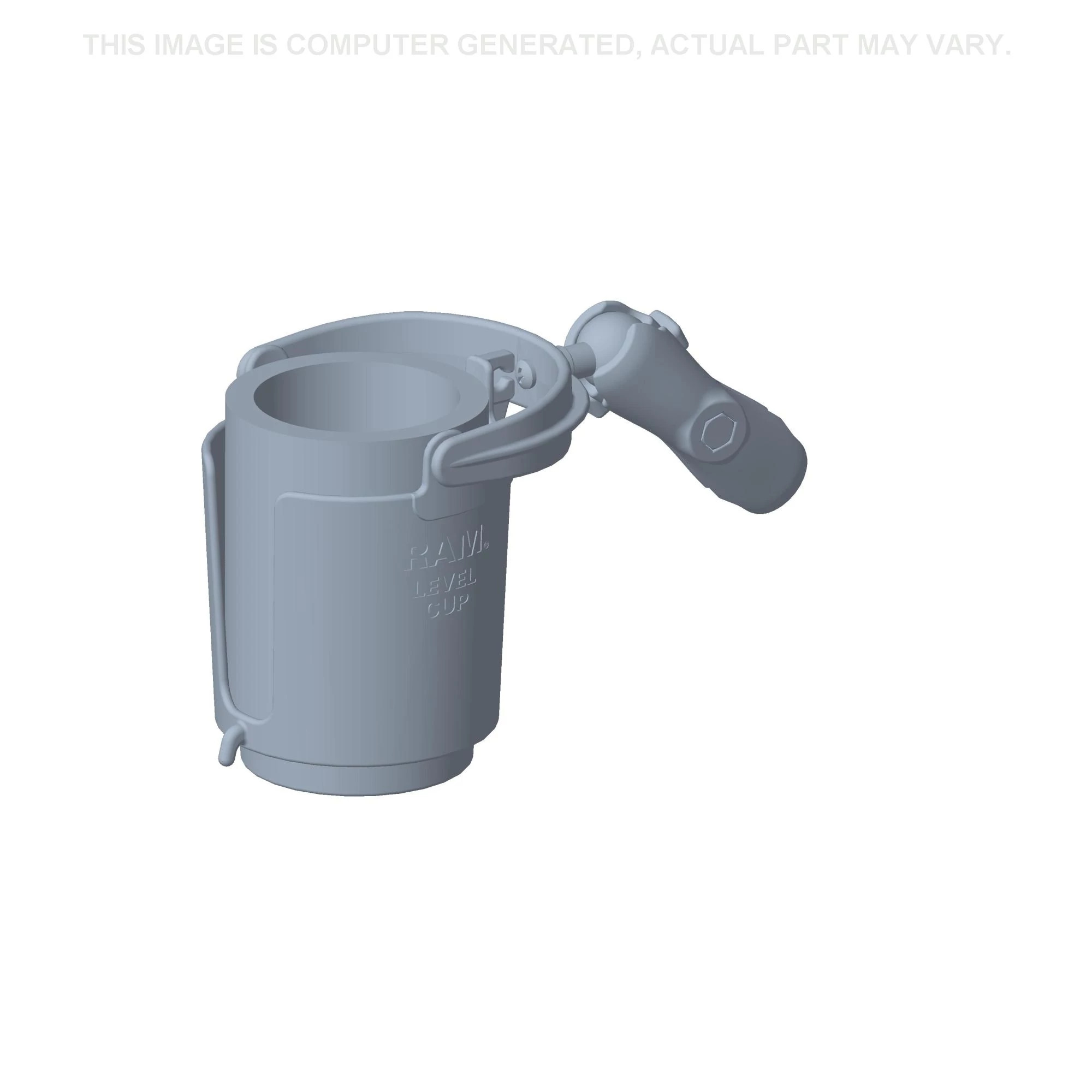 RAM® Level Cup™ 16-oz Drink Holder with Double Socket Arm | NEWHOLLANDAG | CA | EN