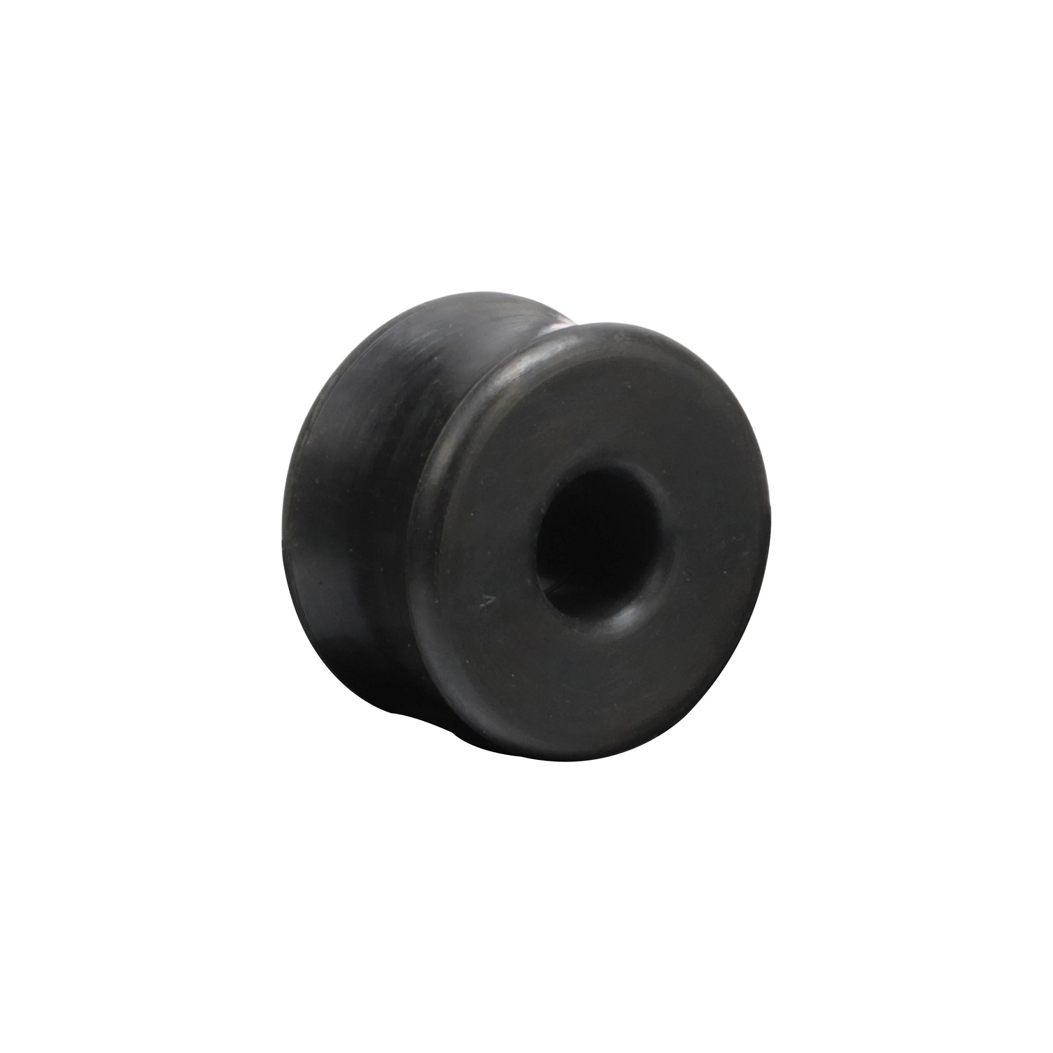 Apoio de borracha - 15 mm DI x 45 mm DE x 27 mm L