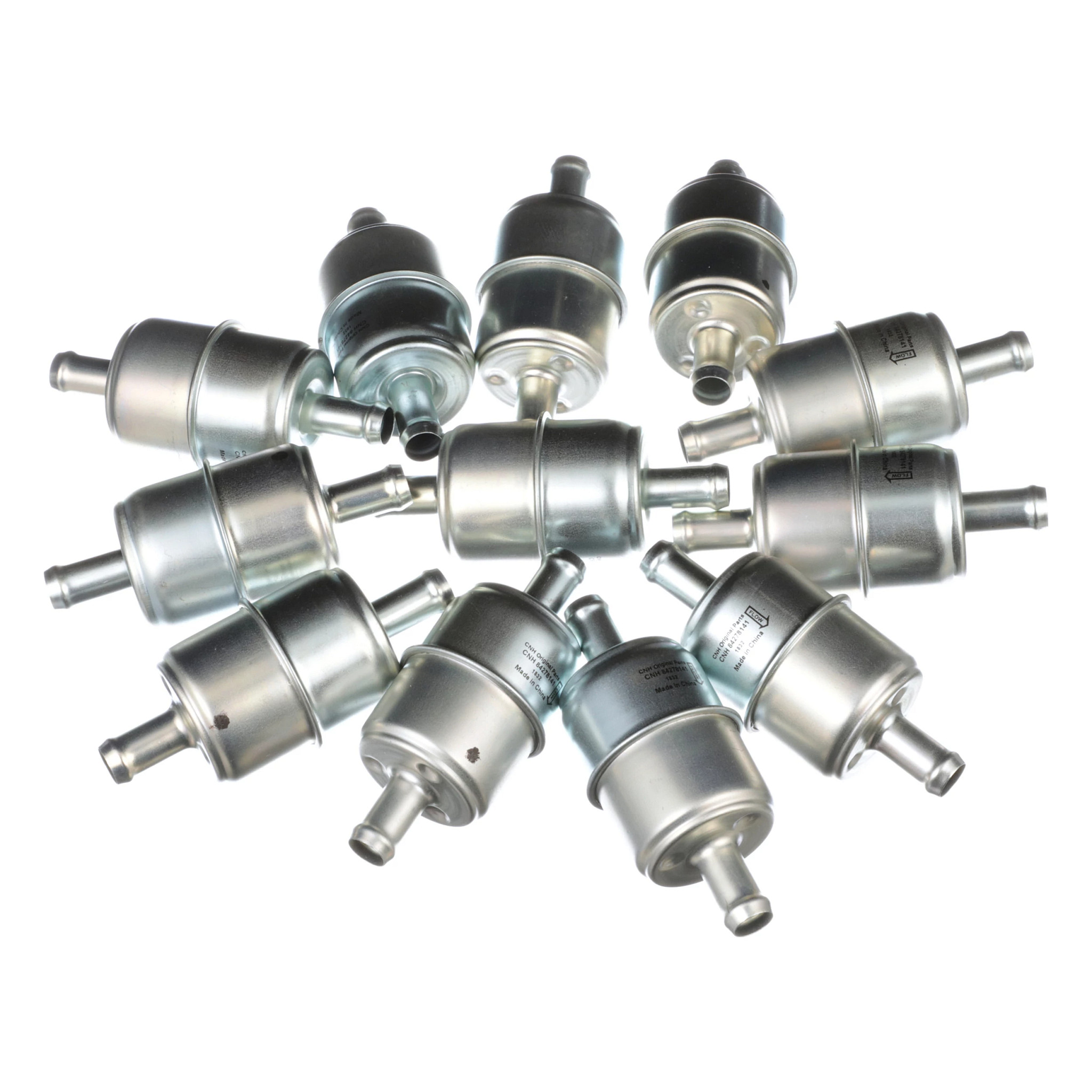 Filtro de combustível em linha - 12 mm DI x 48 mm DE x 110 mm C