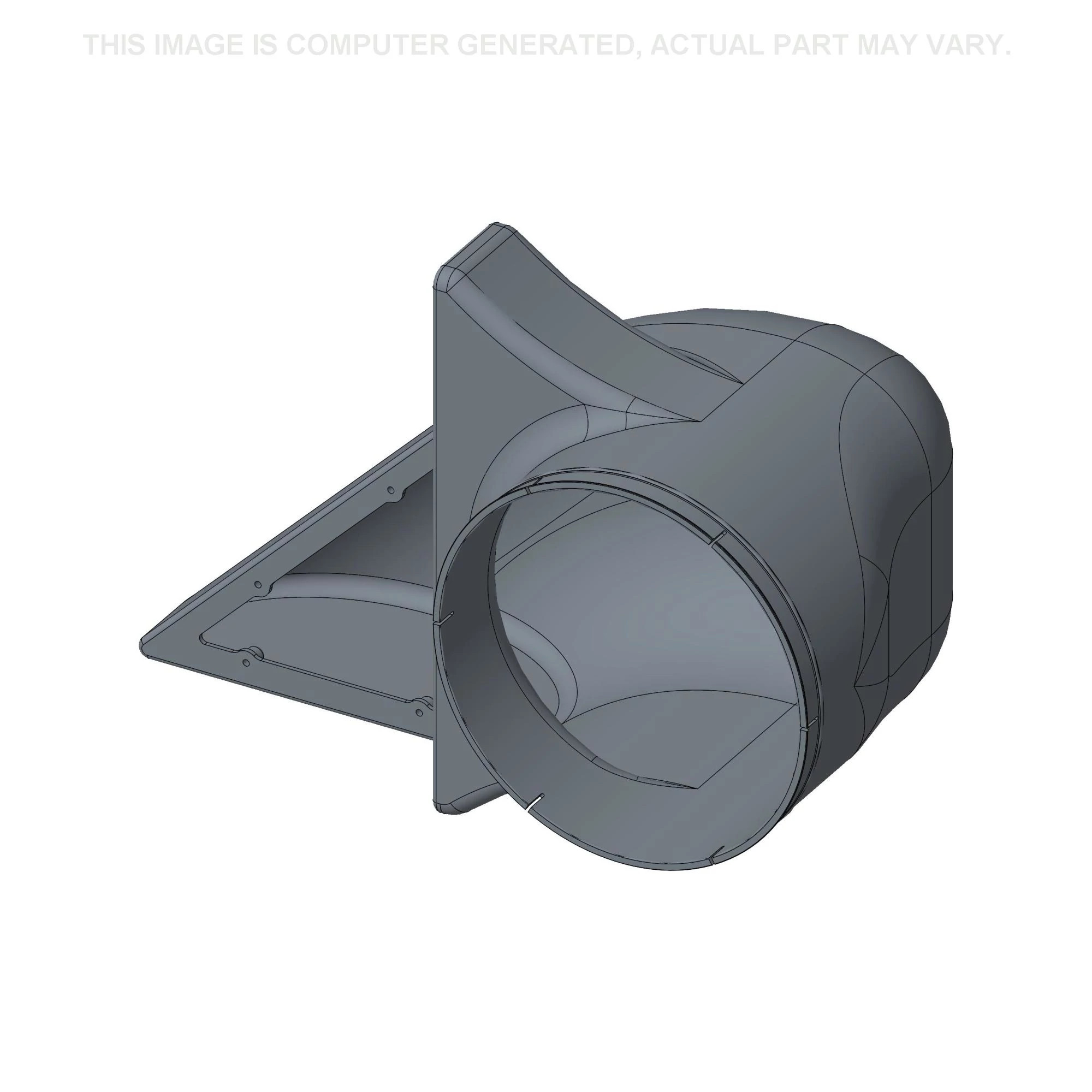 Conduta de ar - 507 mm A x 409 mm L x 335 mm DI