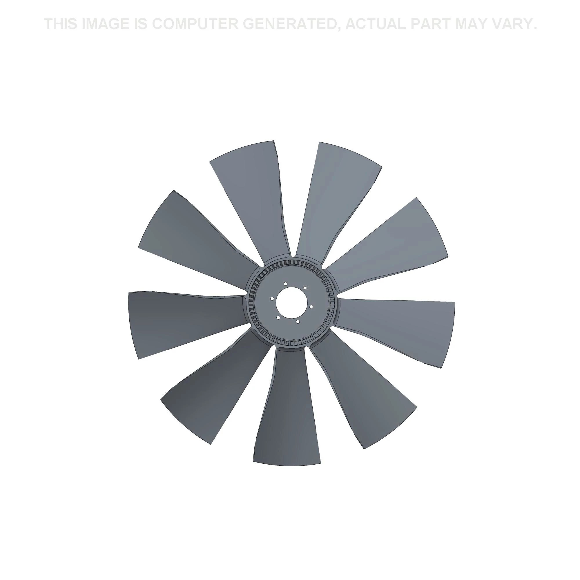 Ventilador de radiador de 9 pás - 965,2 mm DE