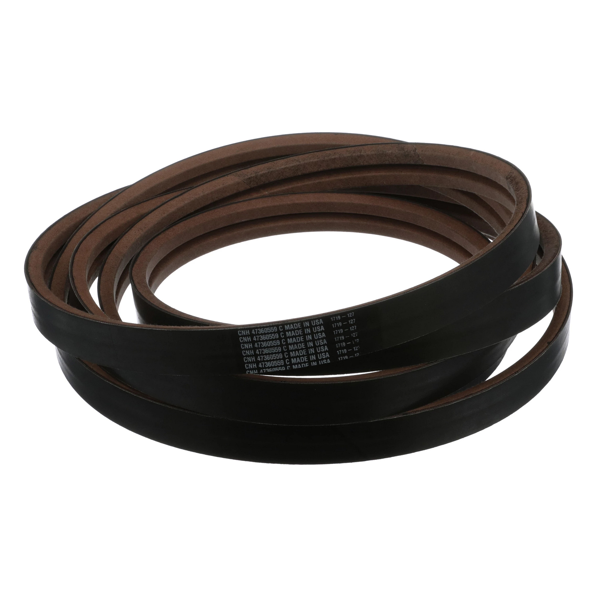 Correia trapezoidal de acionamento do descarregador - mm C x - 16 mm L x 2 Nervuras