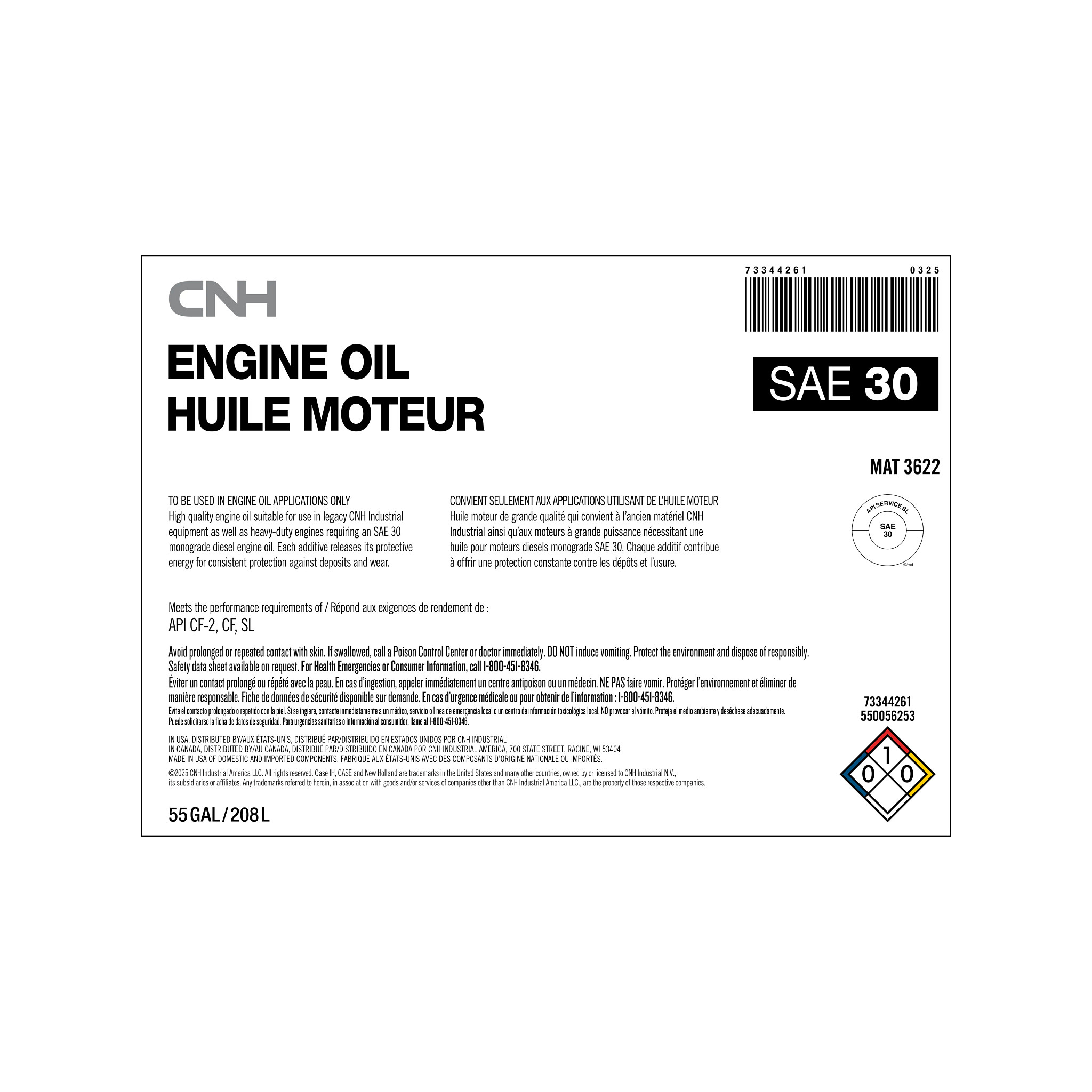 ENGINE OIL | NEWHOLLANDAG | AU | EN