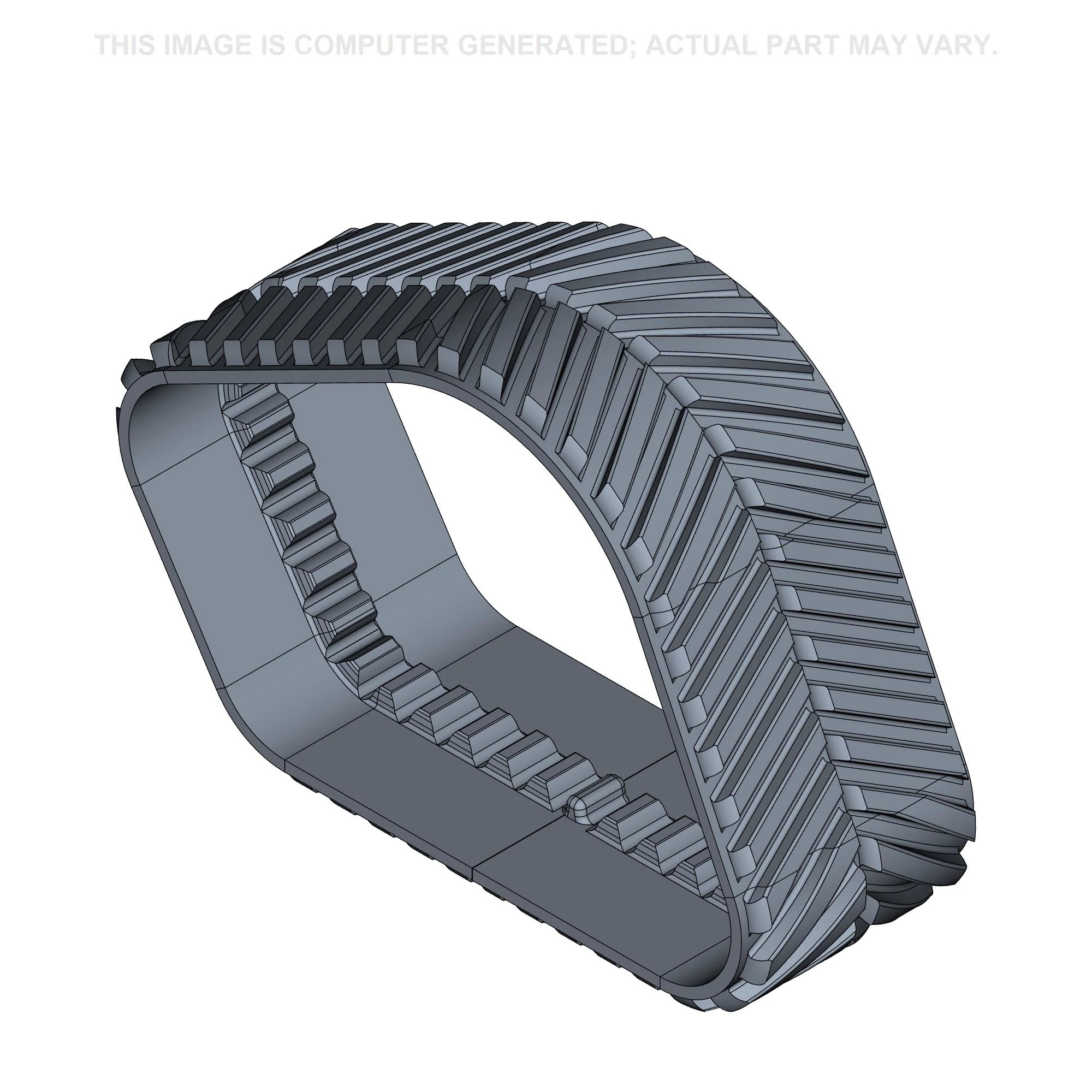 Correia trapezoidal de acionamento do rotor - Borda em bruto - 1733 mm C | NEWHOLLANDAG | BR | PT