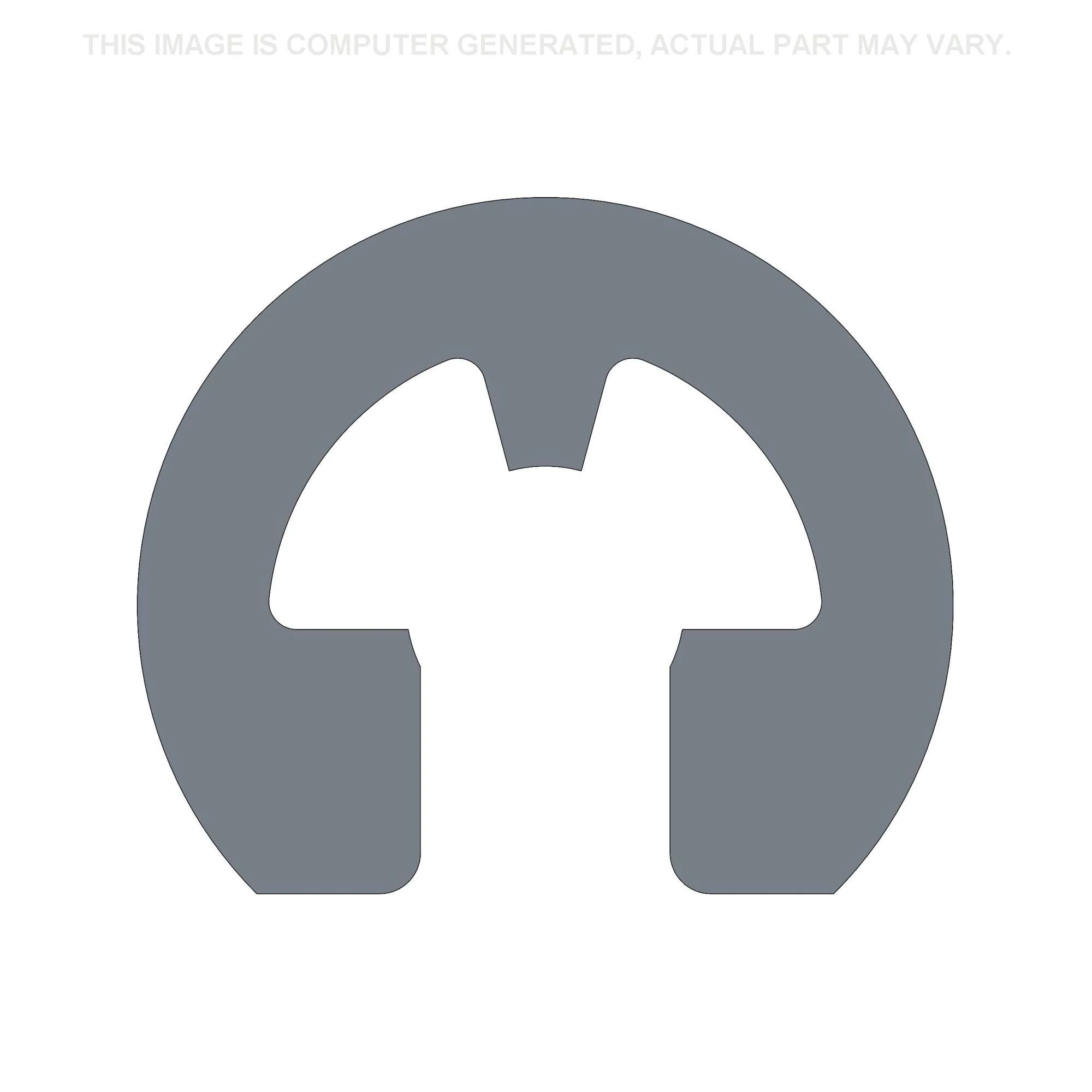 Anel elástico tipo E - 14,3 mm DE x 0,92 mm espessura