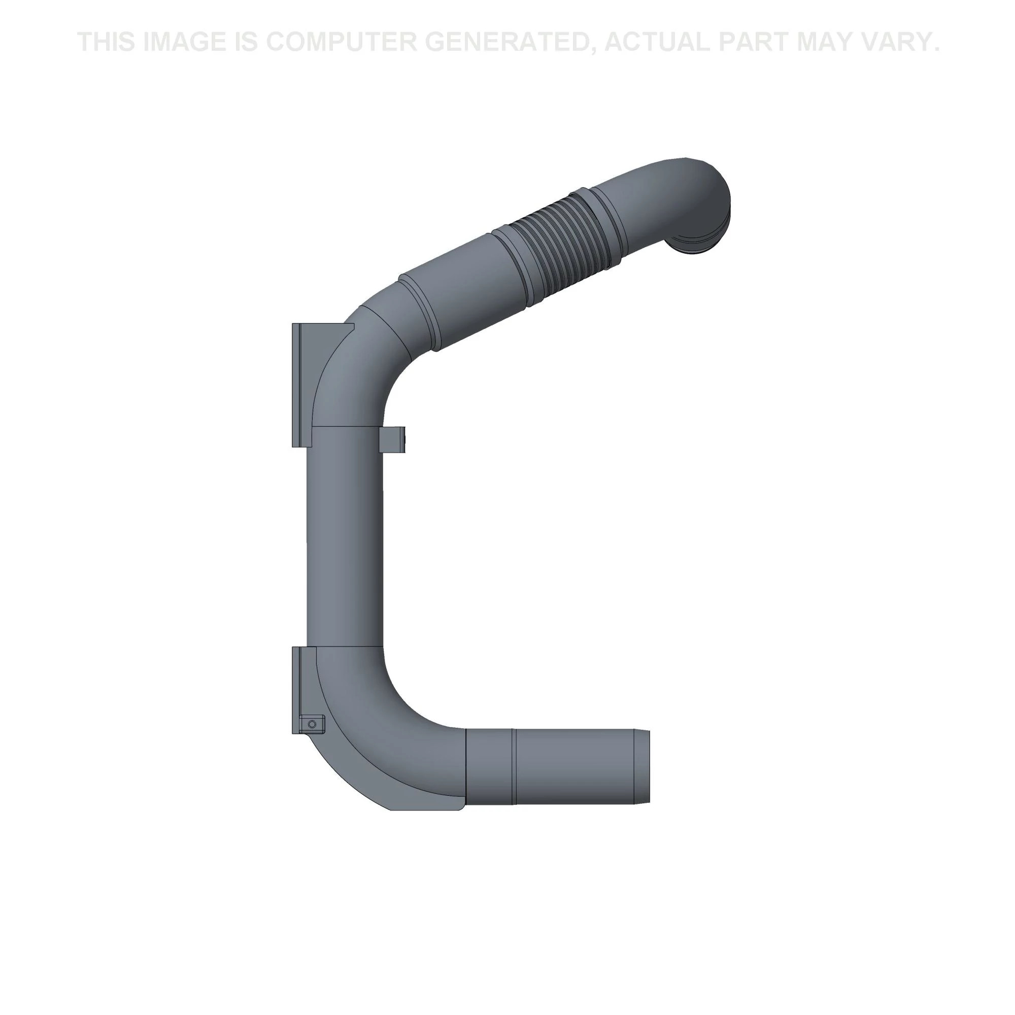 Tubo do sistema de escape - 89 mm DE x 634 mm C