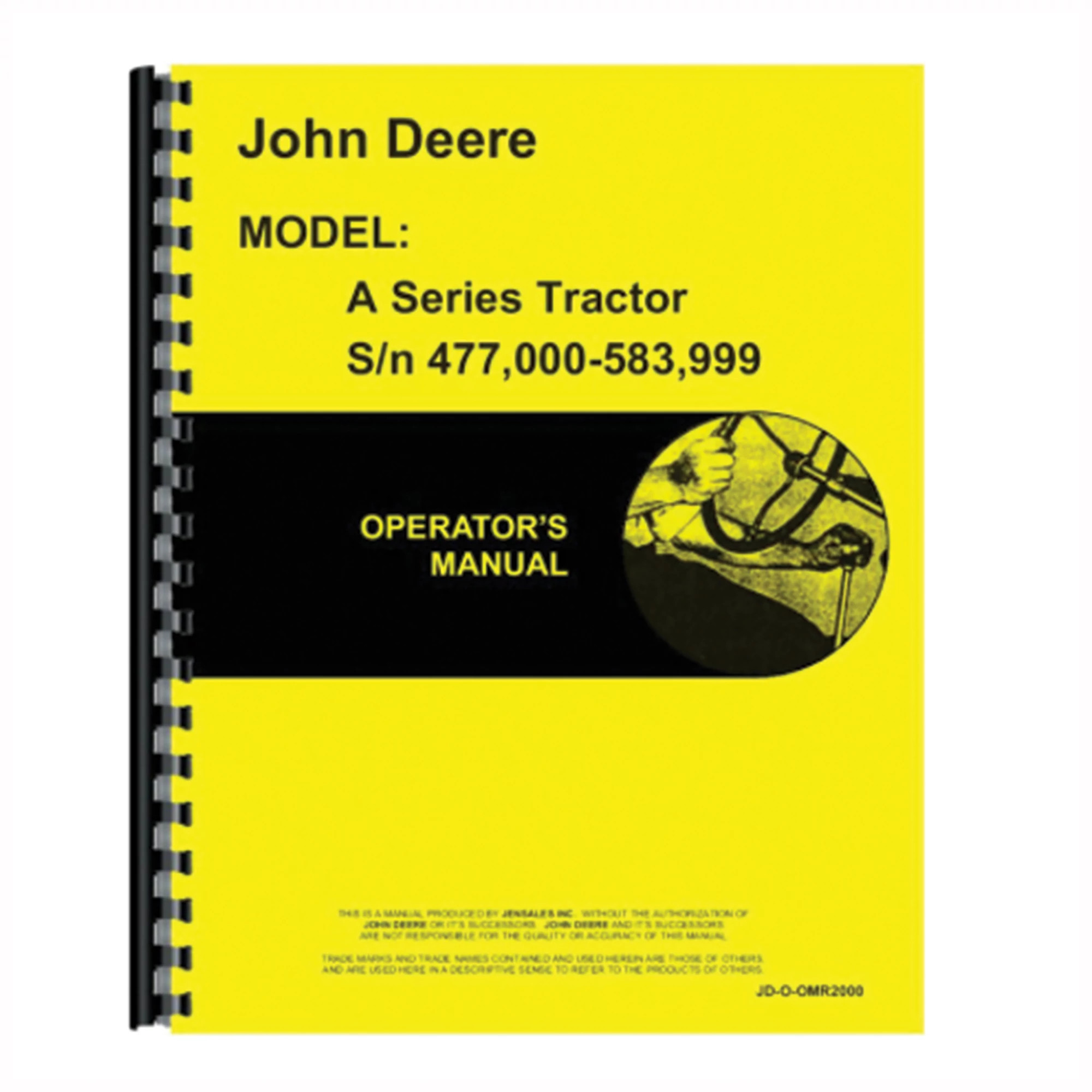 Operator's Manual for John Deere A | NEWHOLLANDAG | US | EN