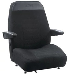 Deluxe High-Back Seat Top with Armrests - Black Cloth | CASEIH | CA | EN