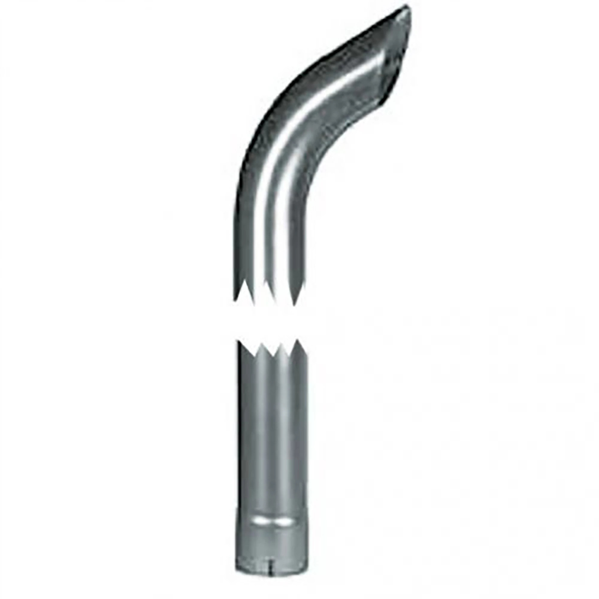 Exhaust Stack - Curved - Chrome - 4