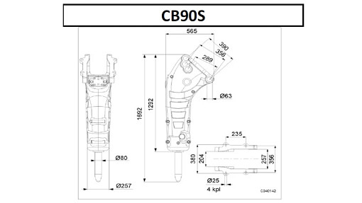 Cb90s Hydraulic Hammer | CASECE | US | EN