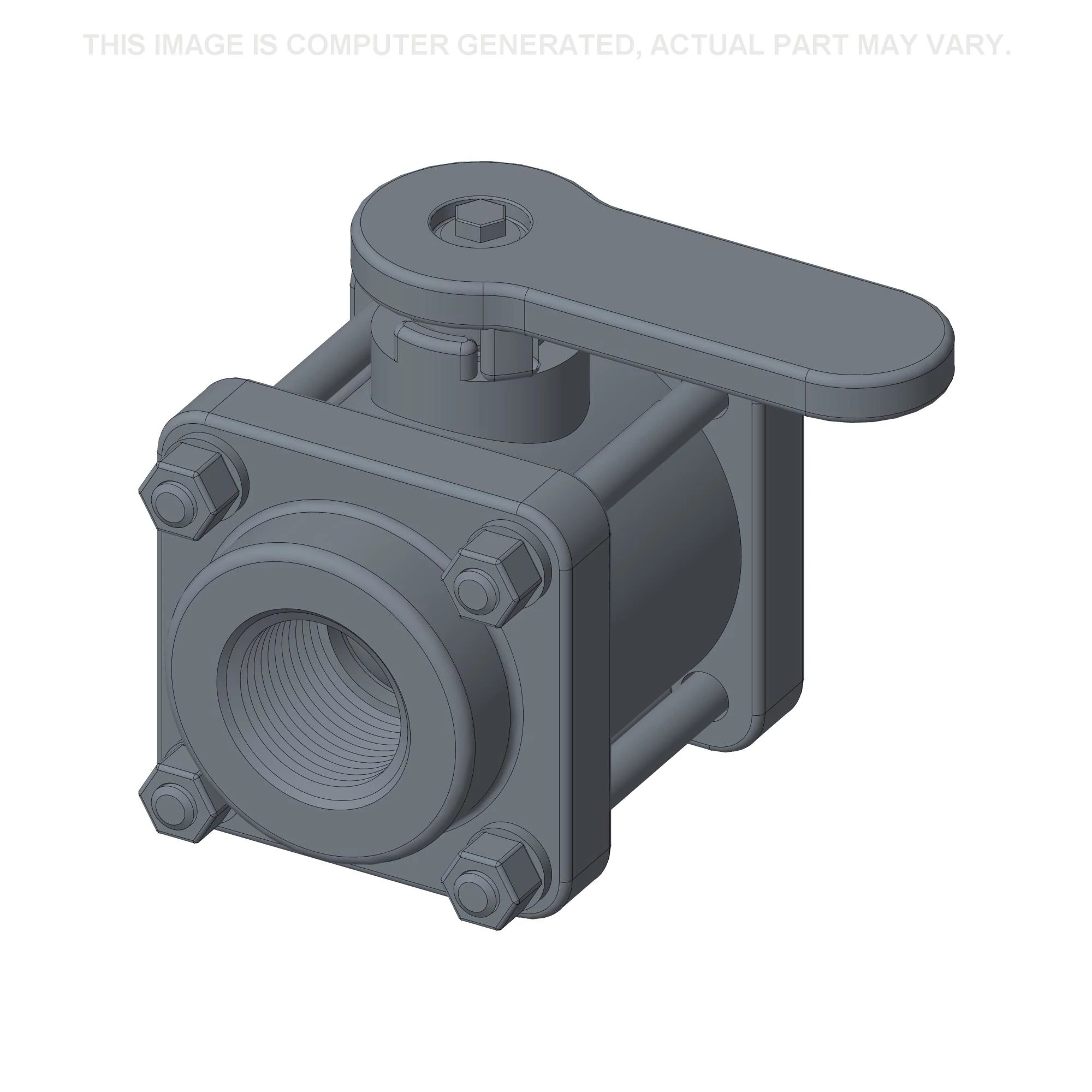 Válvula de porta total Banjo® de 1" - 4 parafusos