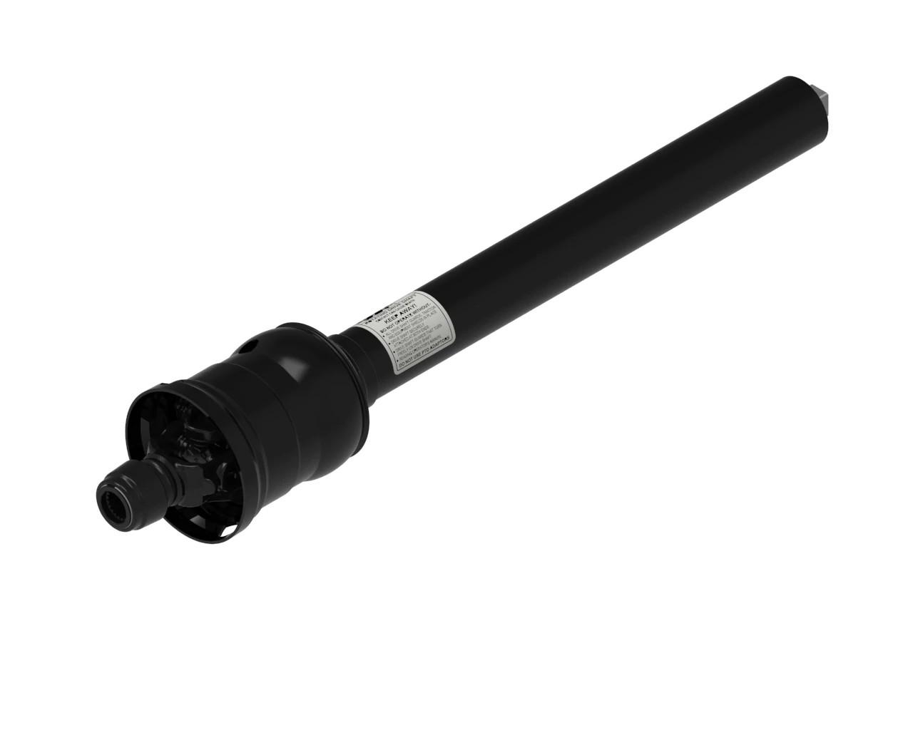 3-80 Series CV Wide Angle Universal Joint and Shaft with Guard - 1 3/8-21 Spline Bore Auto-Lok Connection - 1