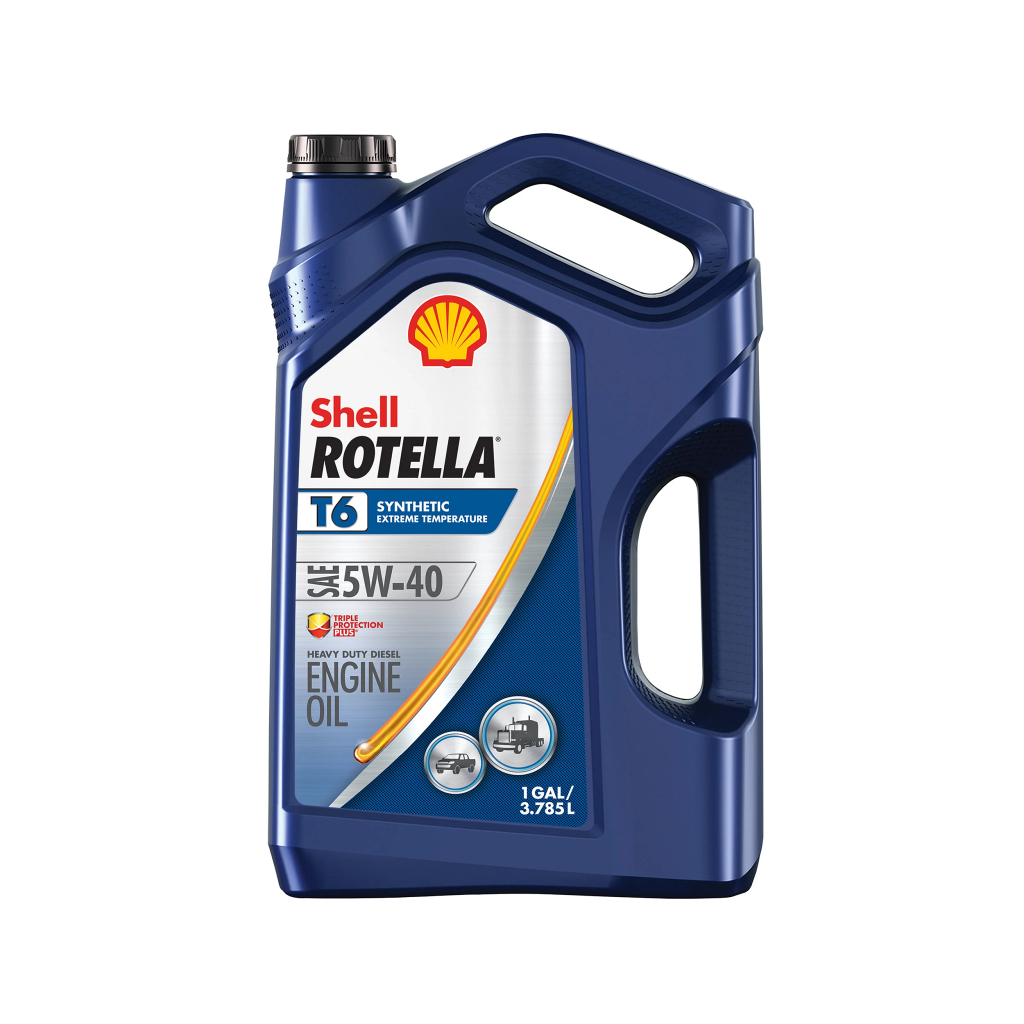 Shell Rotella® T6 Diesel Engine Oil - 5W-40 - Full-Synthetic - 1 Gal./3.78 L | MILLER | CA | EN