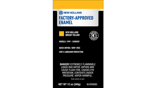 Bright Yellow Enamel Paint - 12 oz/340 g Spray Can https://cnhiparts.widen.net/content/7nquivotco/jpeg/86109000DS_MARKETING.jpg?w=510&h=287&keep=c&crop=false
