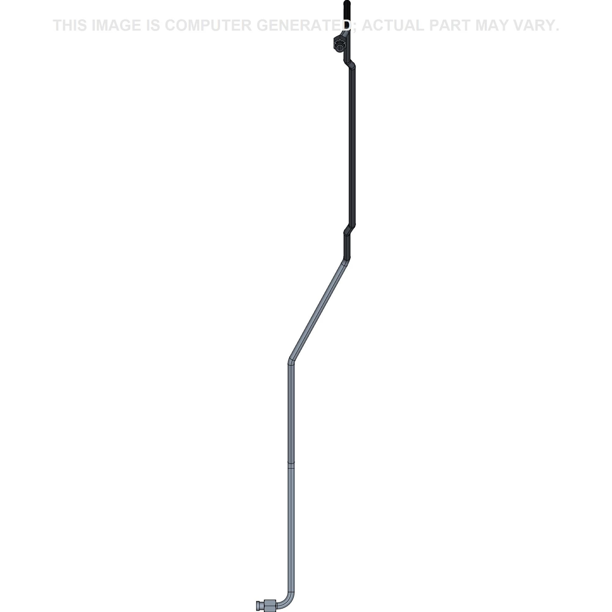 Bucket Tip Line Tube - Right-Hand Loader Arm