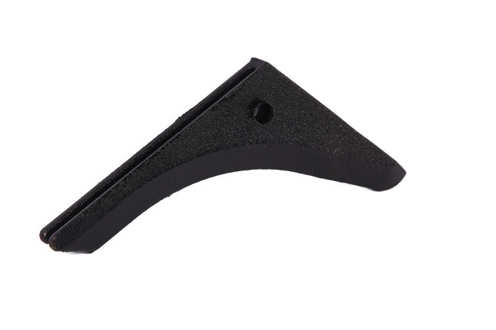 Sapata de faca - Ferro fundido preto - 131 mm A x 110 mm C x 16 mm L